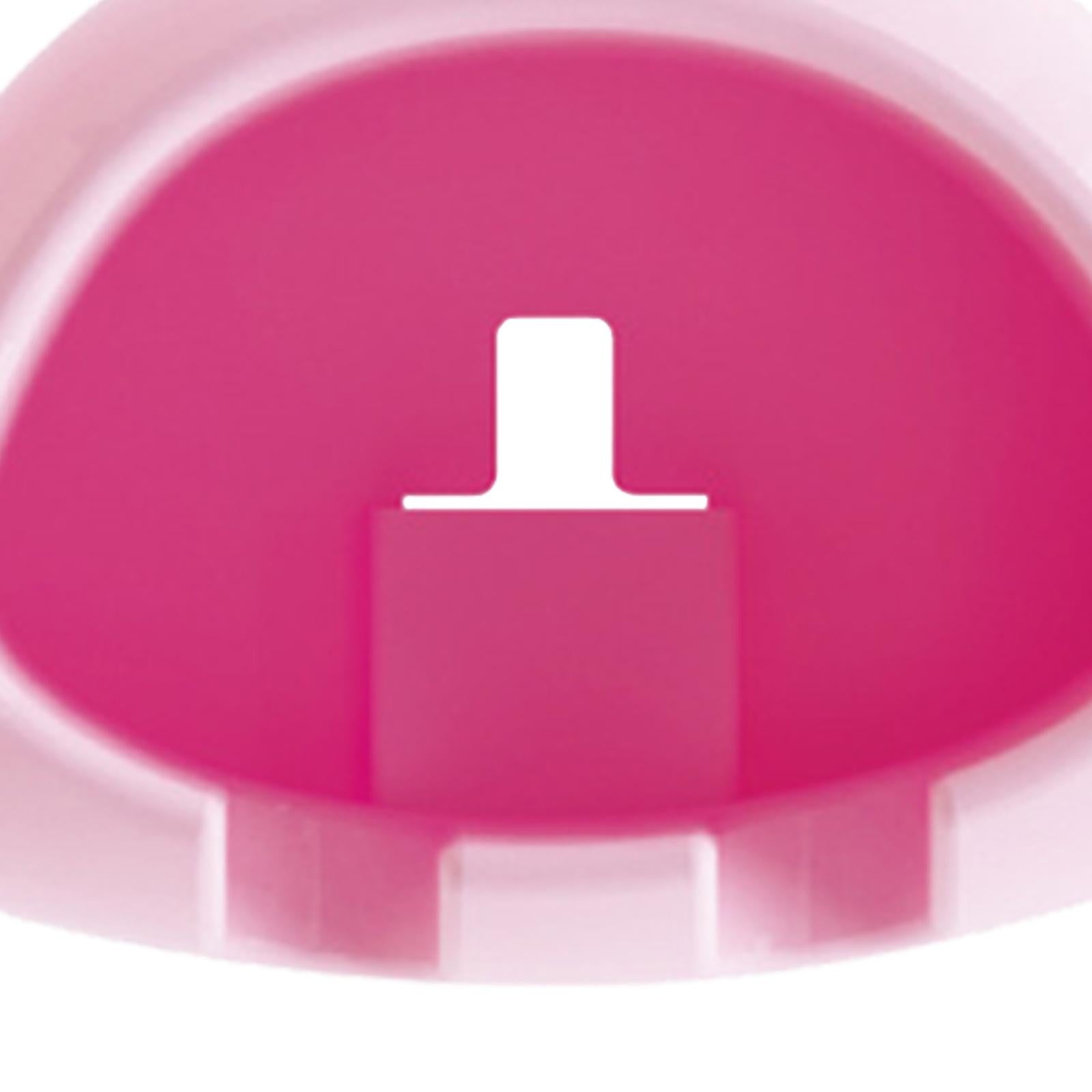 3xPunch Free Wall Toothbrush Holder Organizing Rack for Shower Room Generic Pink