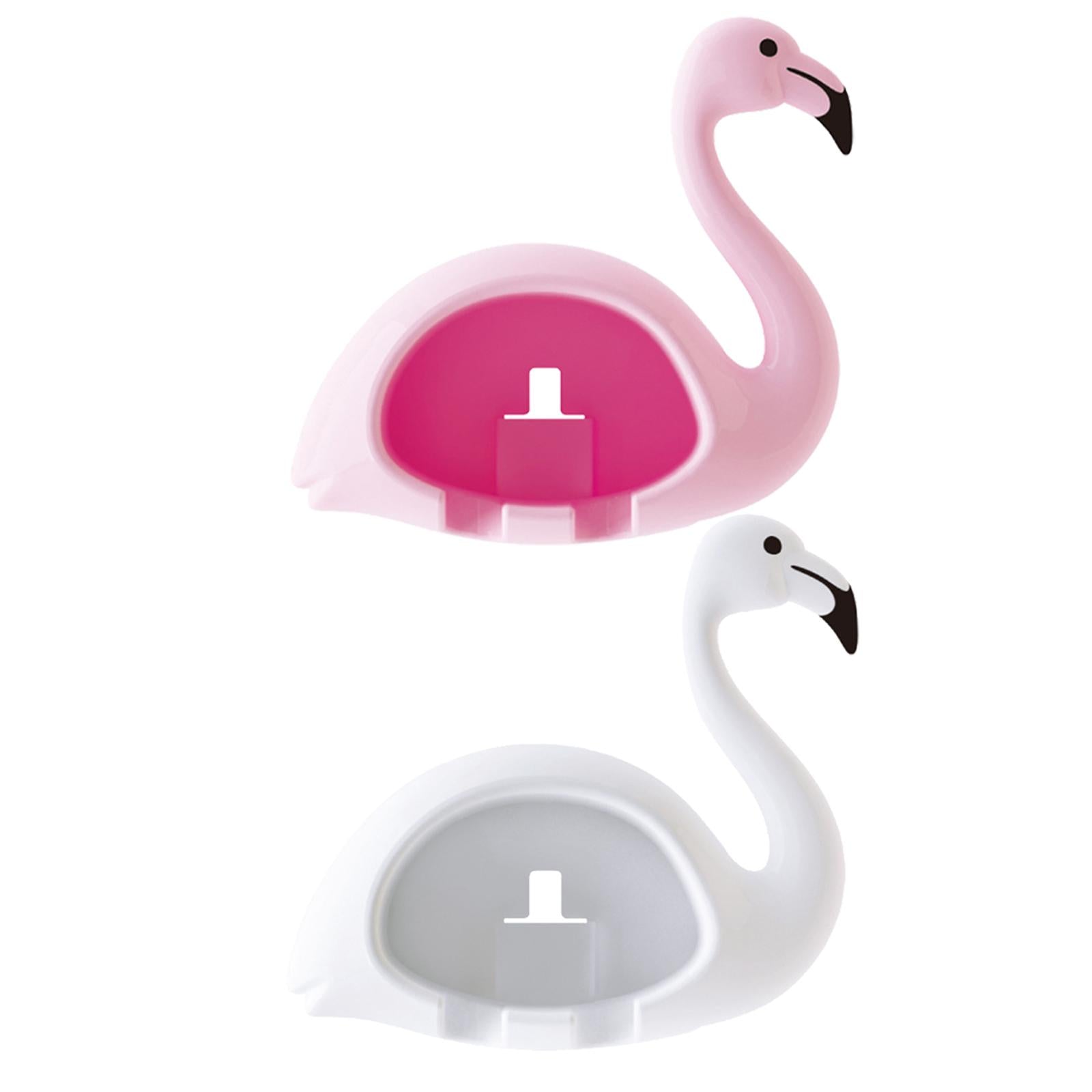 2xPunch Free Wall Toothbrush Holder Organizing Rack for Shower Room Generic Pink