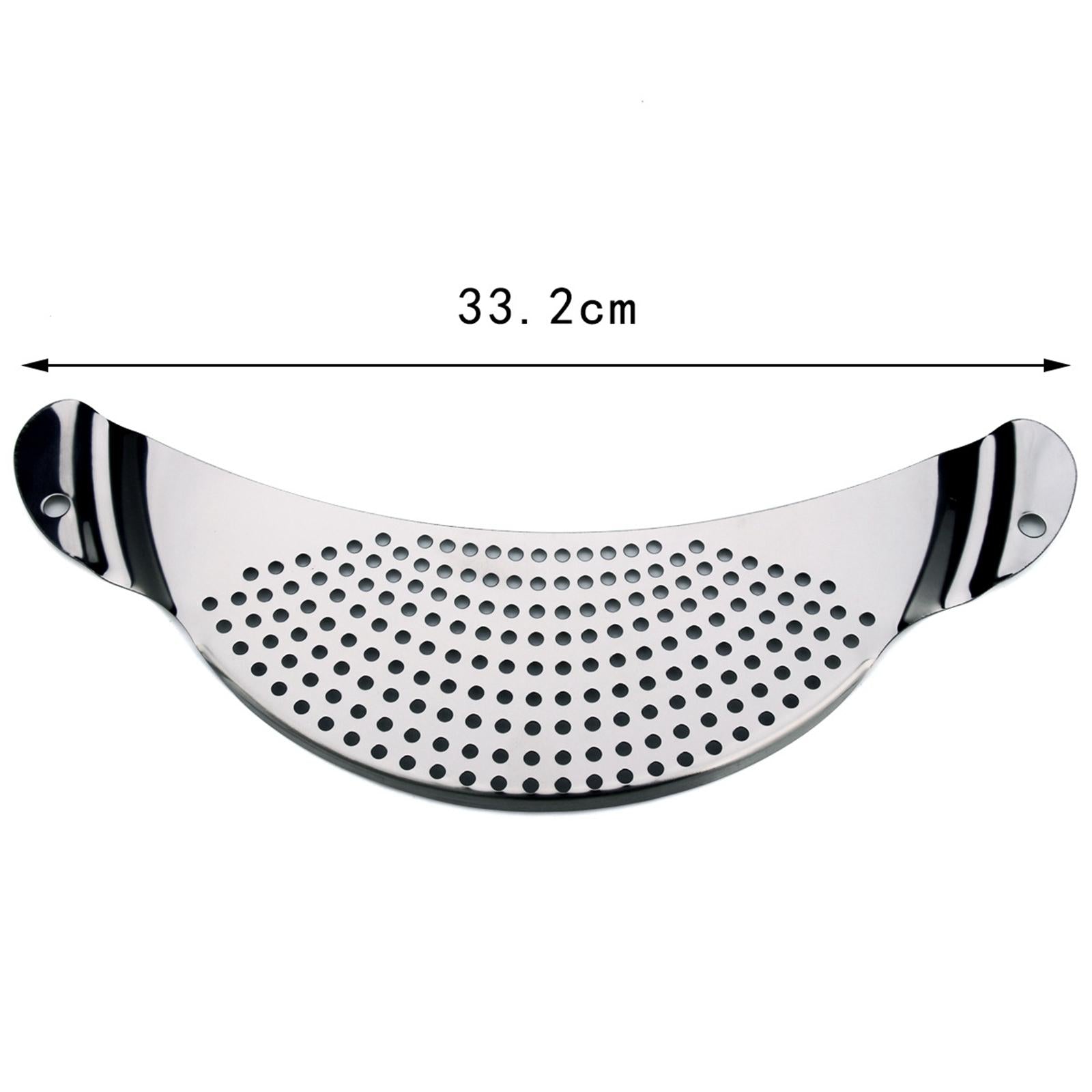 2xPot Strainer Colander Tool Fine Mesh with Handle Durable for Home Restaurant