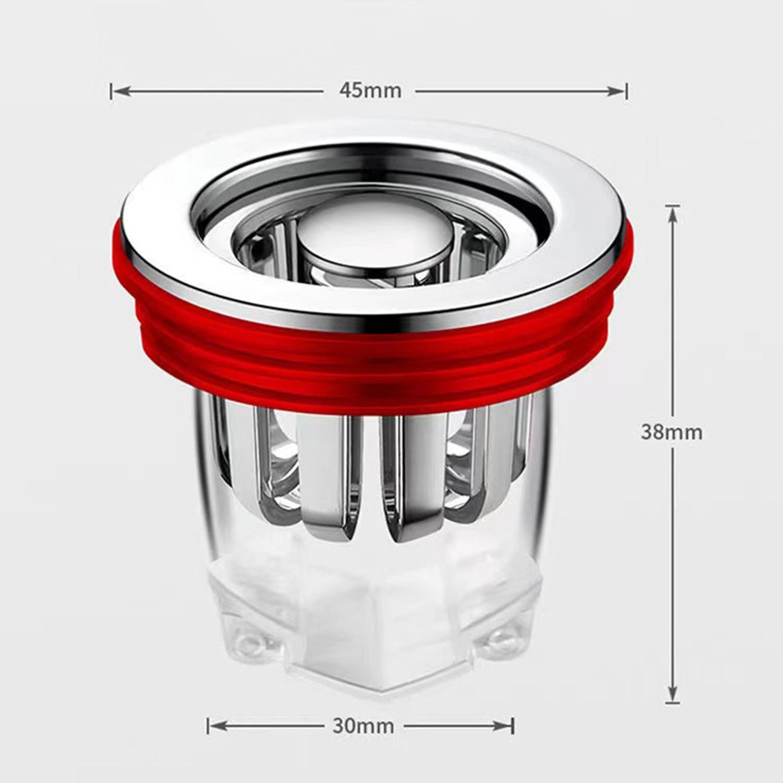 2xFloor Drain Deodorant Durable Backflow Preventer for Home Bathroom