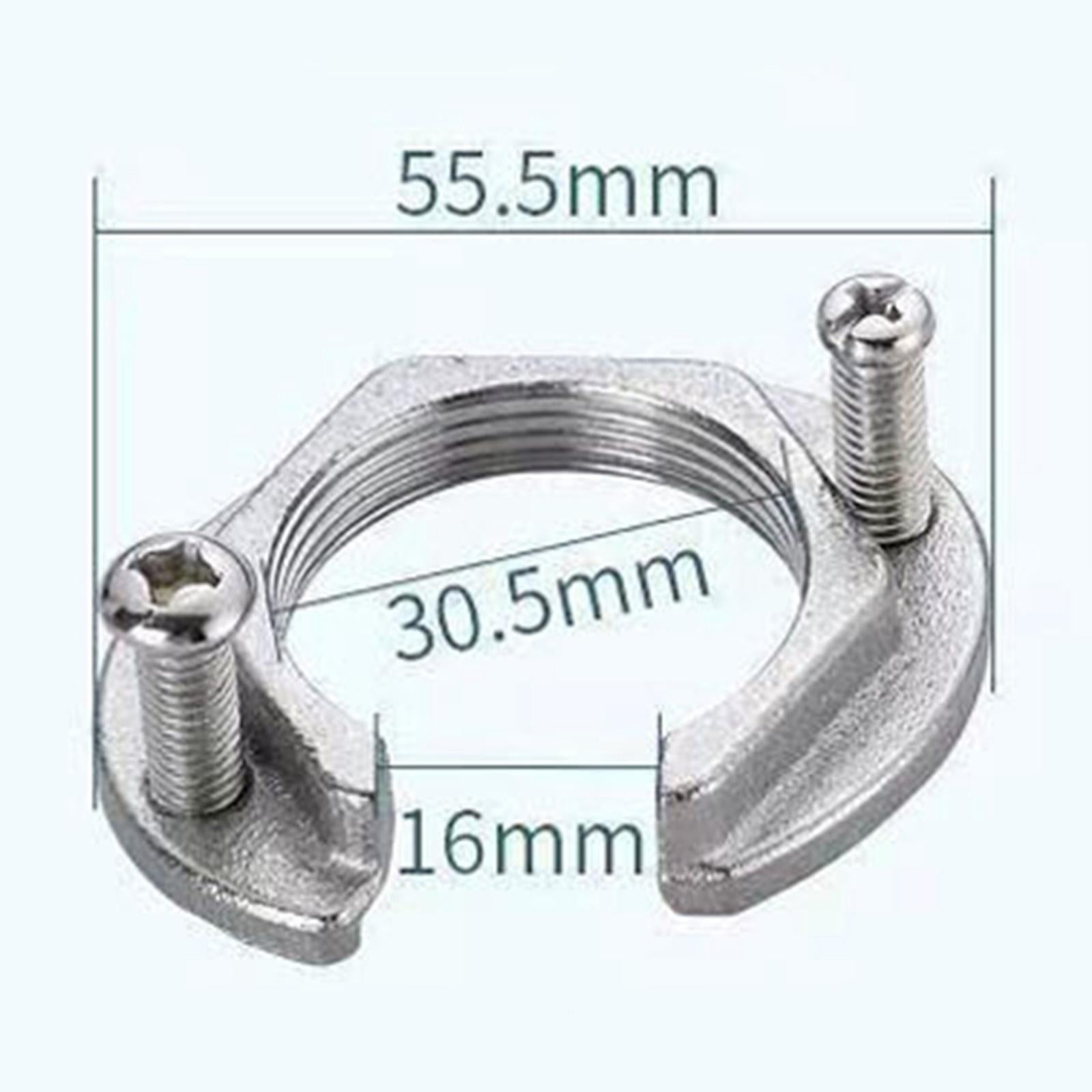 3xSink Faucet Fastener Tool Fixing Parts Easily Install for Kitchen Bathroom Stainless Steel