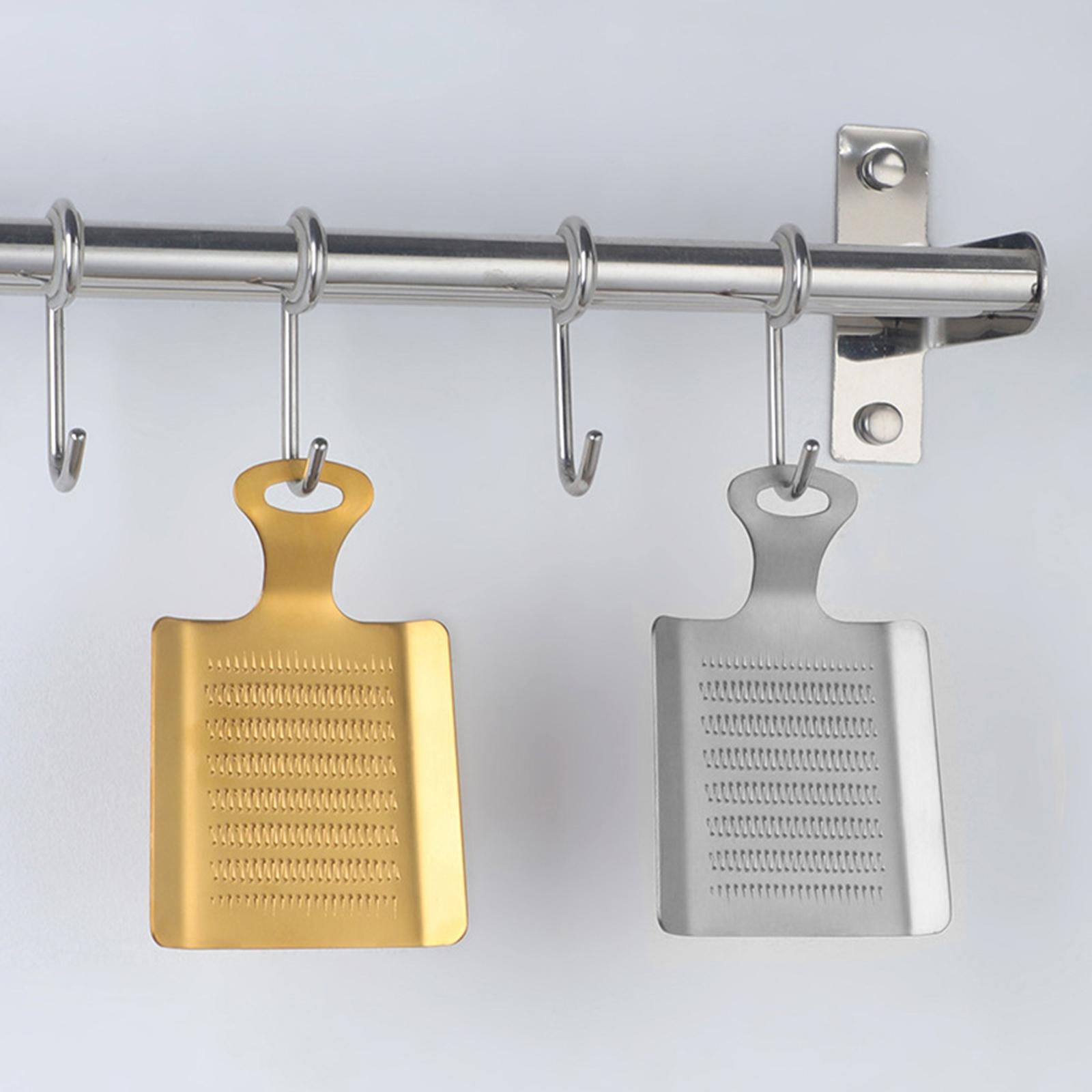 2xGinger Grater Crusher Durable Supplies for Green Onion Kitchen Vegetables Argent