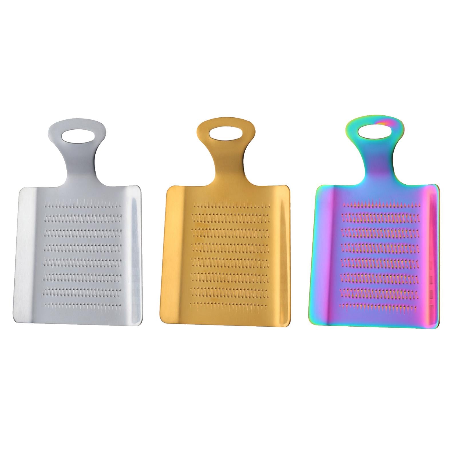 2xGinger Grater Crusher Durable Supplies for Green Onion Kitchen Vegetables Argent