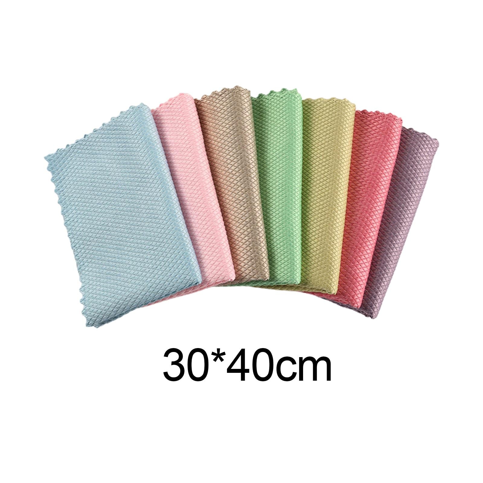 4x5x Polyester Cleaning Cloth Dishcloth Quick Drying for Toilet Sinks Shower 30cmx40cm