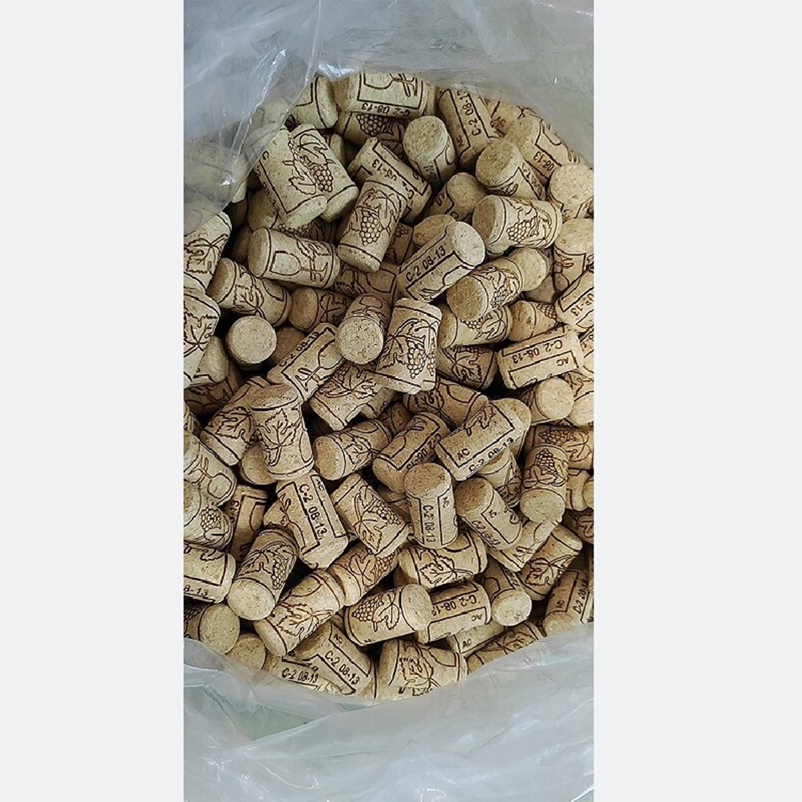 2x20 Pieces Wine Bottle Corks Stoppers Wine Making Art Projects for Bar Wedding No Pattern