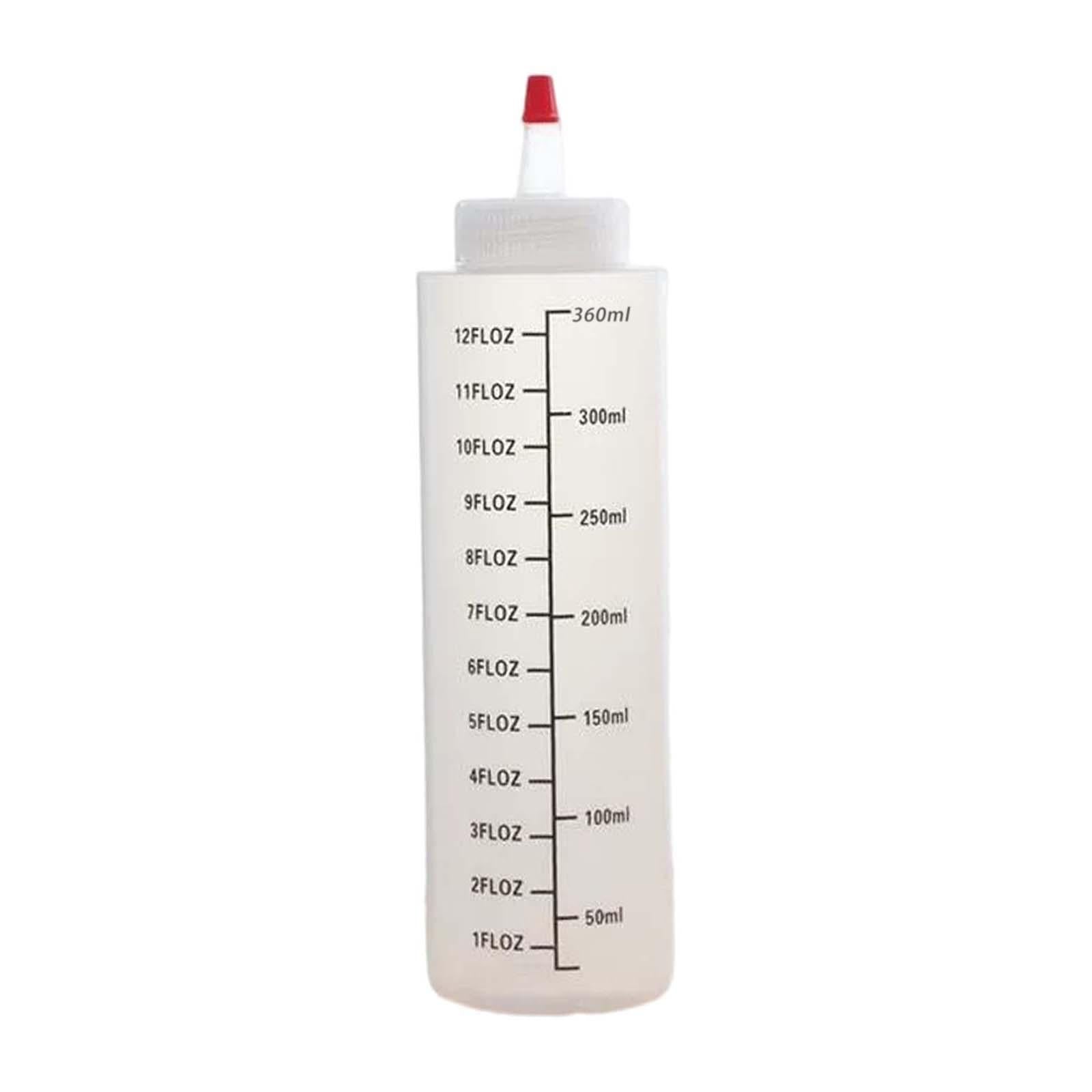 4xSalad Dressing Bottle Leakproof Ketchup Dispenser for home 350ml
