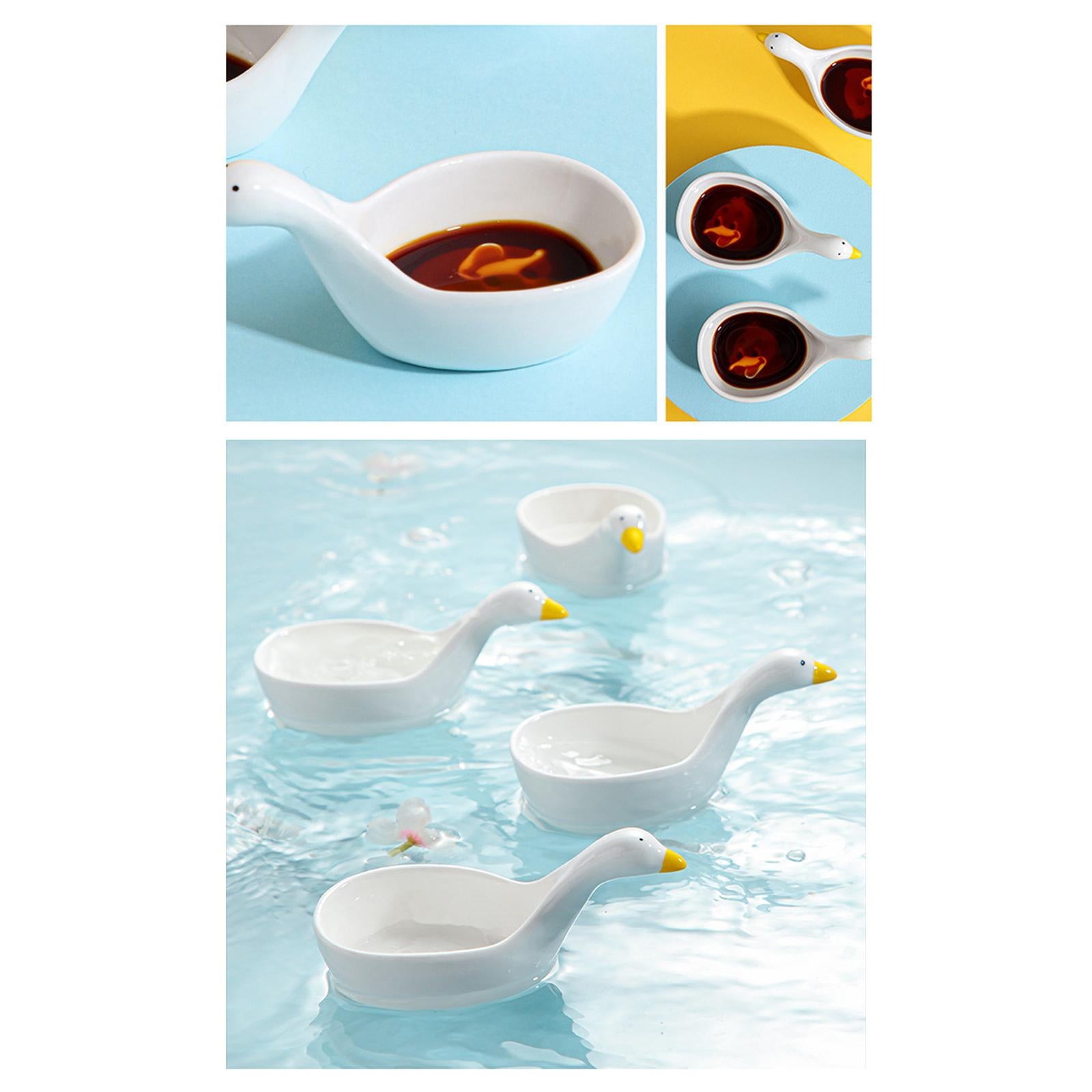 2xSoy Sauce Dish Seasoning Dish Serving Bowl Ketchup Saucer for Kitchen BBQ