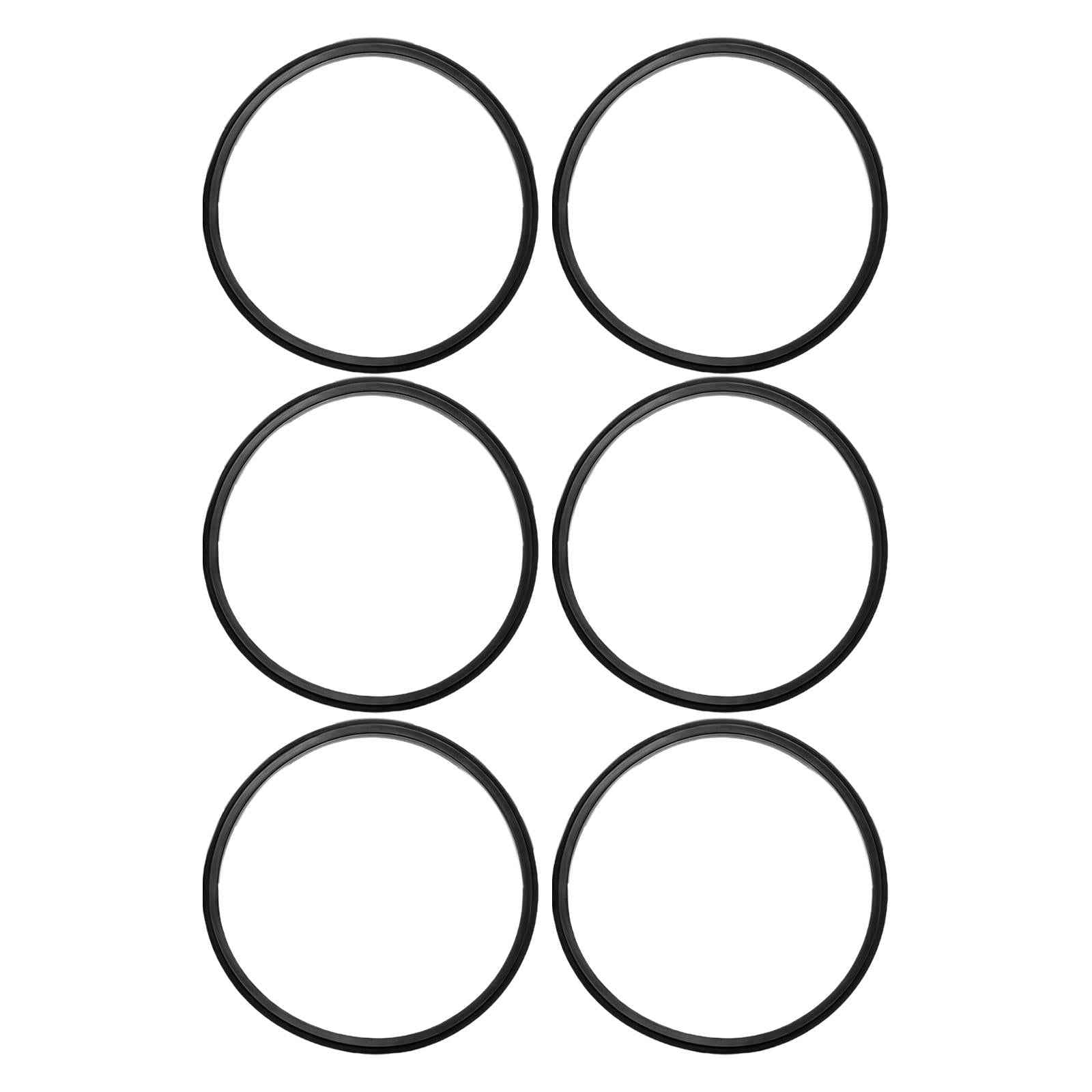 6 Pieces Silicone Gaskets Sealing Rings Sket Replacement for Food Containers