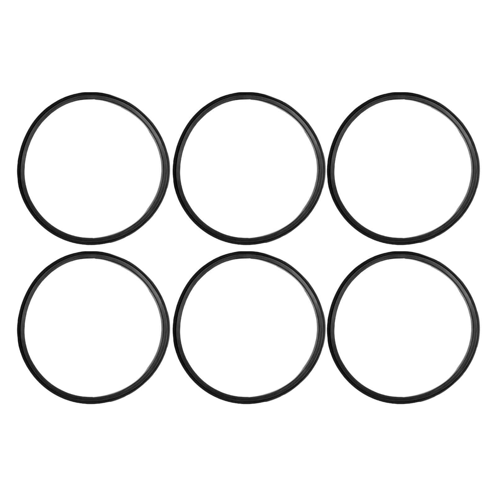 6 Pieces Silicone Gaskets Sealing Rings Sket Replacement for Food Containers