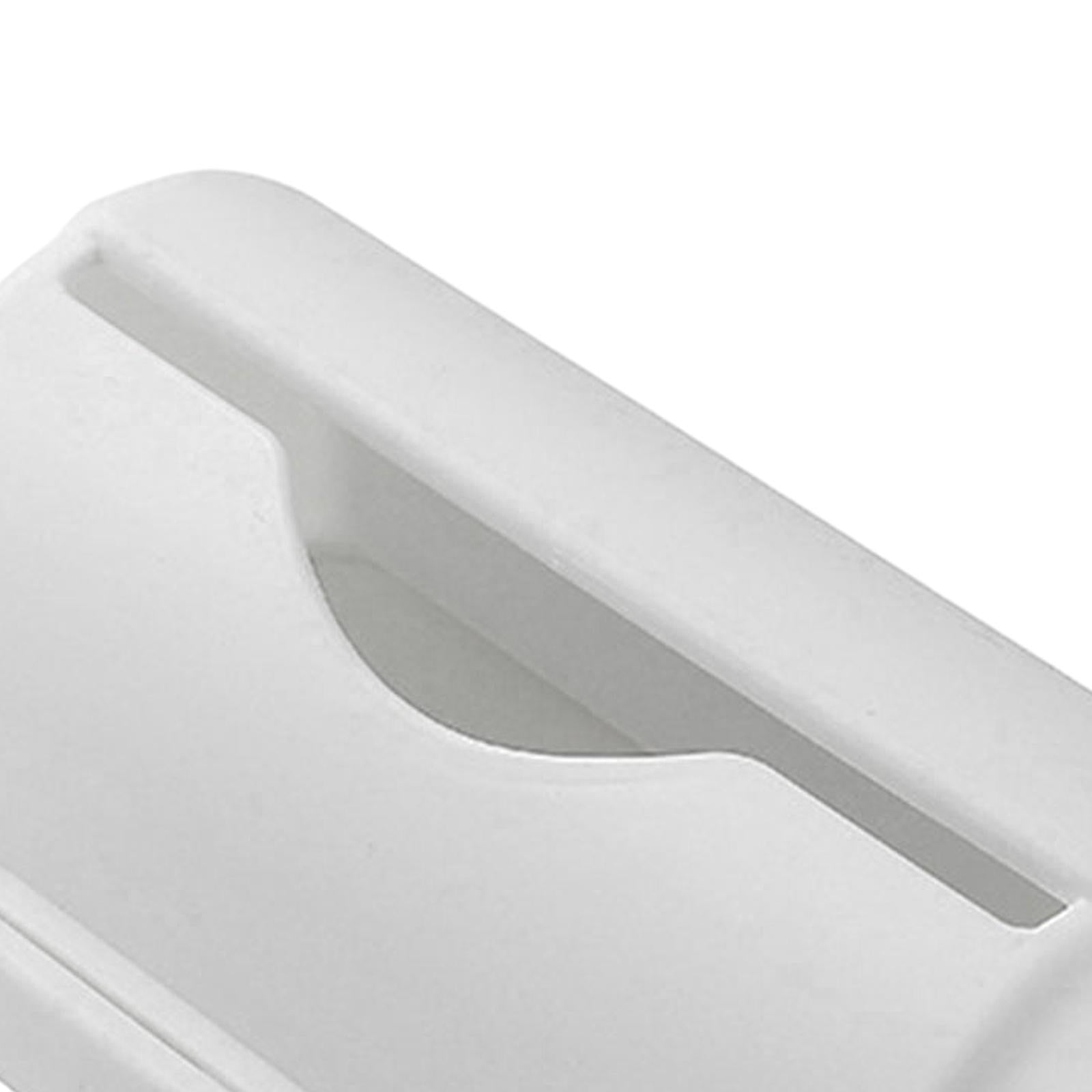 4xWall Mount Trash Bag Dispenser Hanging for Living Room Cabinet Ornament White