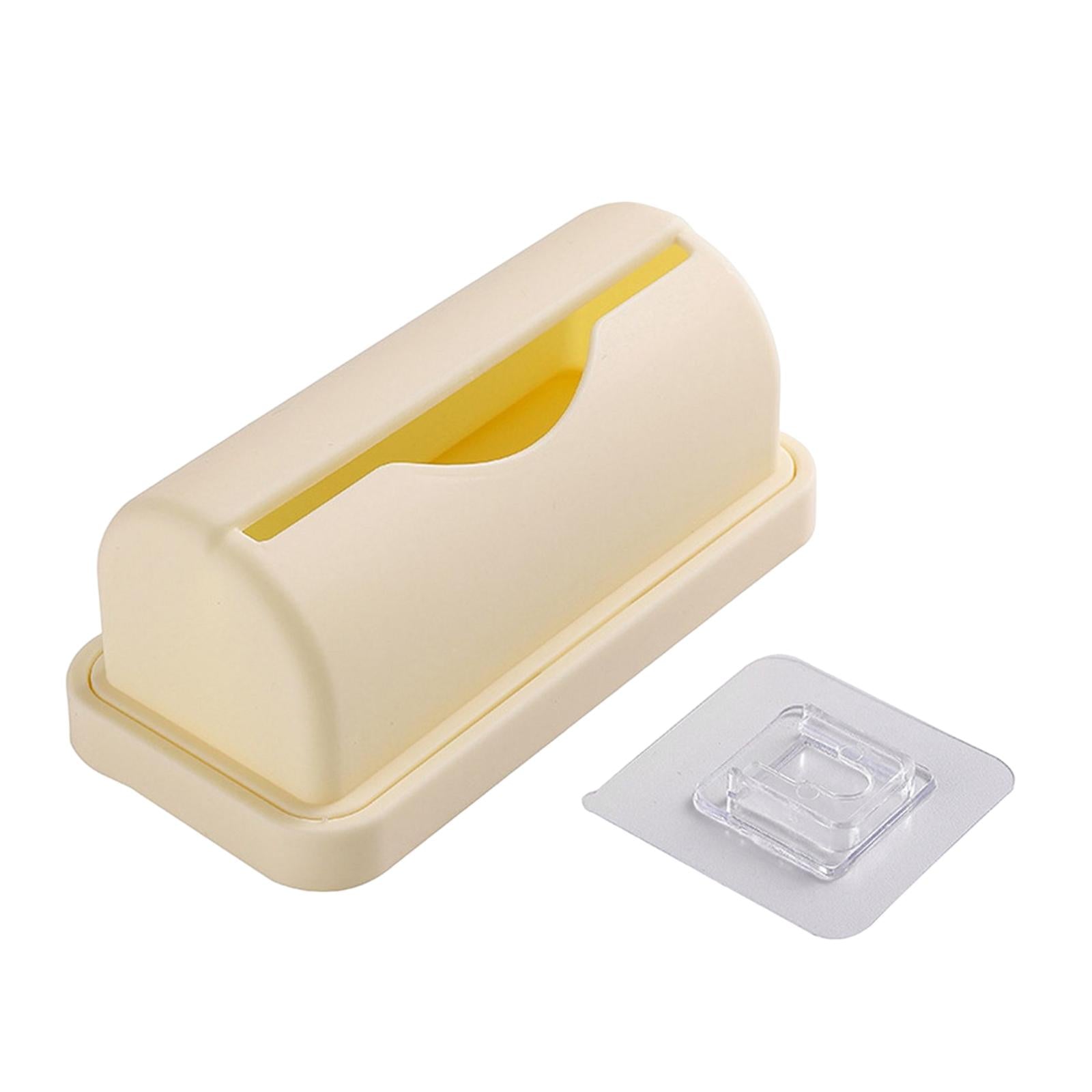 3xWall Mount Trash Bag Dispenser Hanging for Living Room Cabinet Ornament Beige