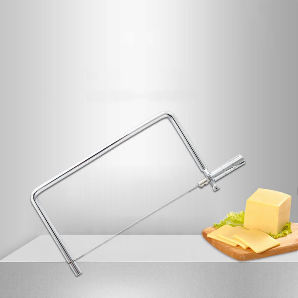 4xCheese Slicer Cutter Handmade Soap Cutter Multifunction Portable for Kitchen 6 inch