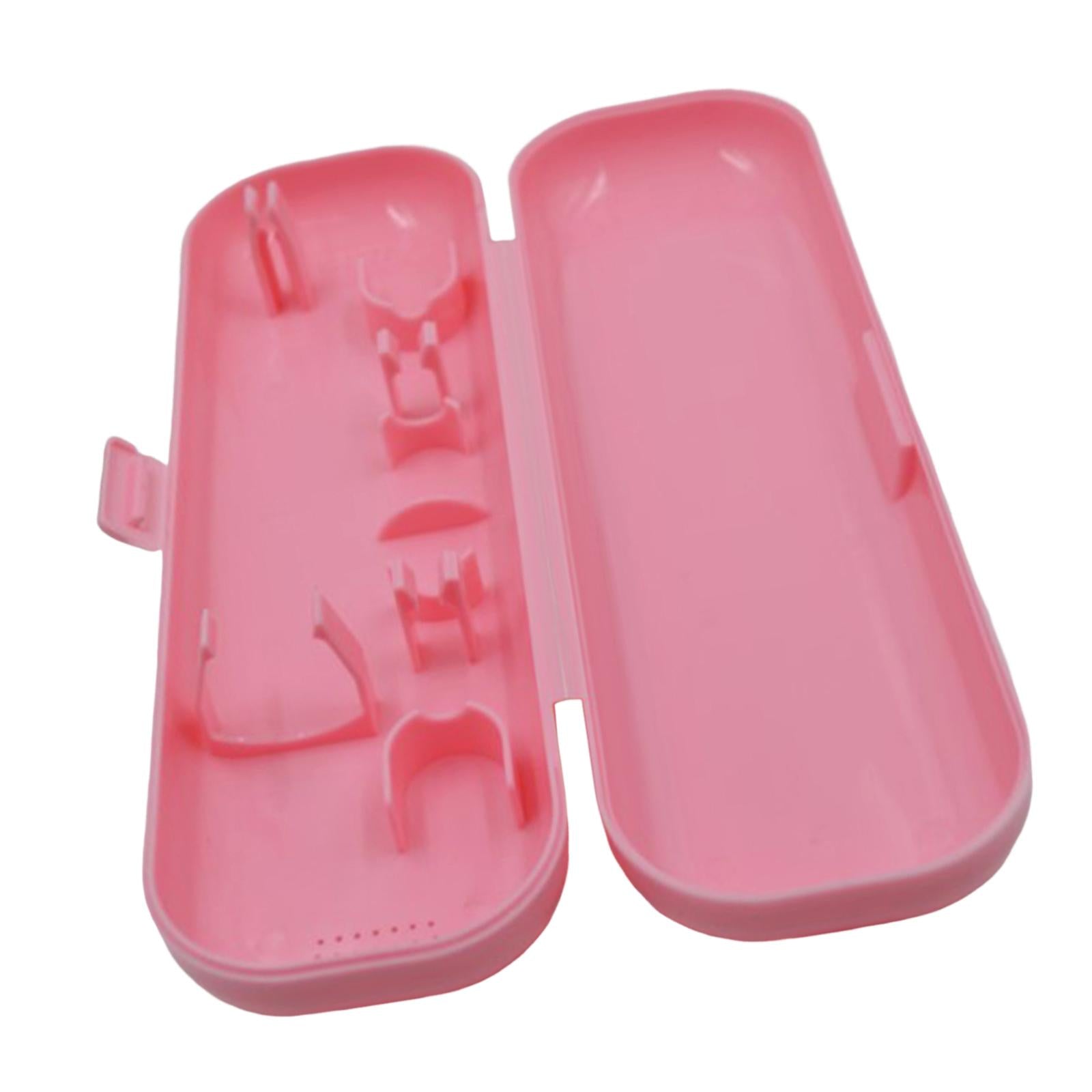 3xToothbrush Travel Case Protective Cover Compact Portable Holder for Bathroom Pink