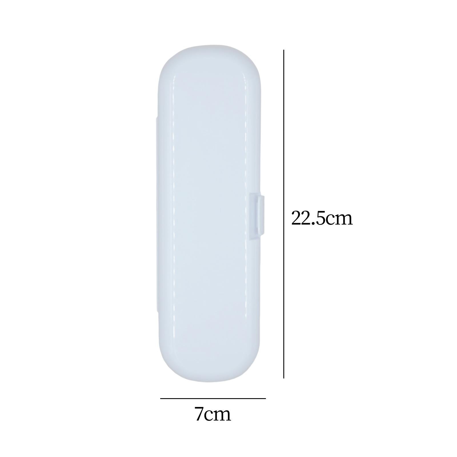 3xToothbrush Travel Case Protective Cover Compact Portable Holder for Bathroom Transparent