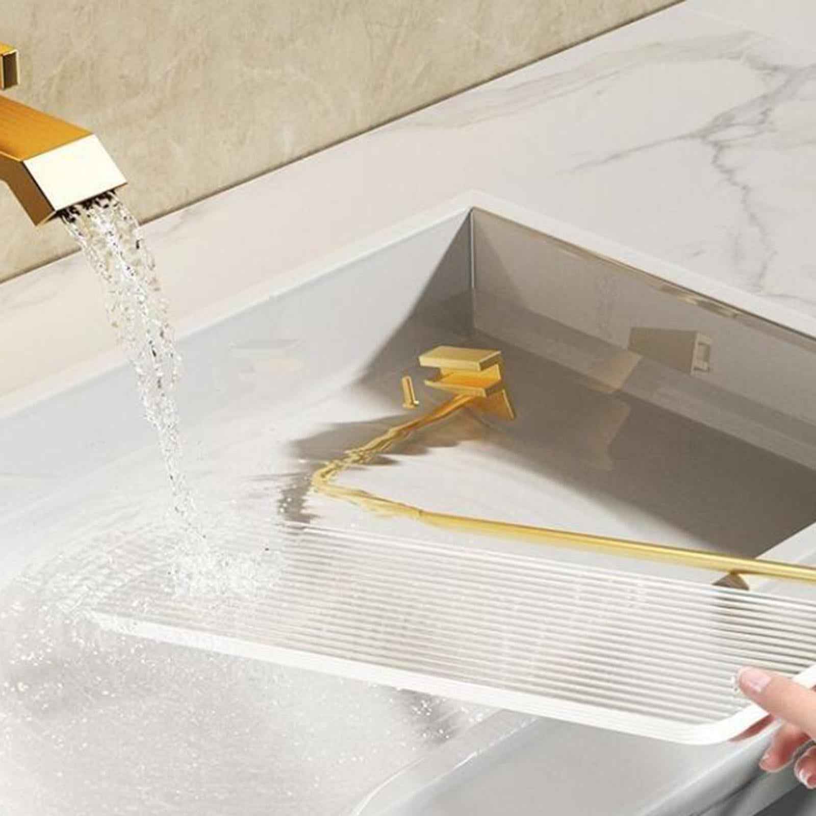 Floating Shelf with Towel Rack Luxury Acrylic Shelf for Living Room Bathroom 50cm