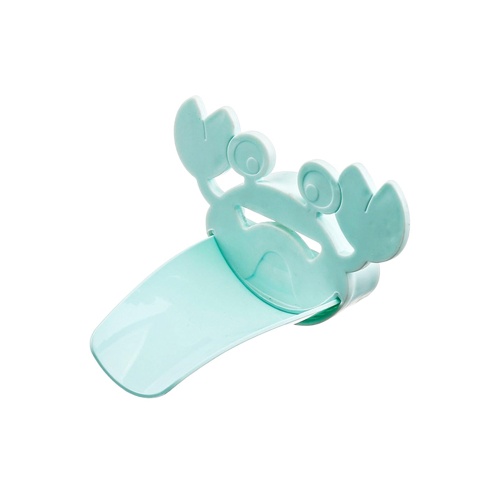 5xSilicone Kids Sink Extender Children Faucet Extension for Basin Bathroom Tub Blue
