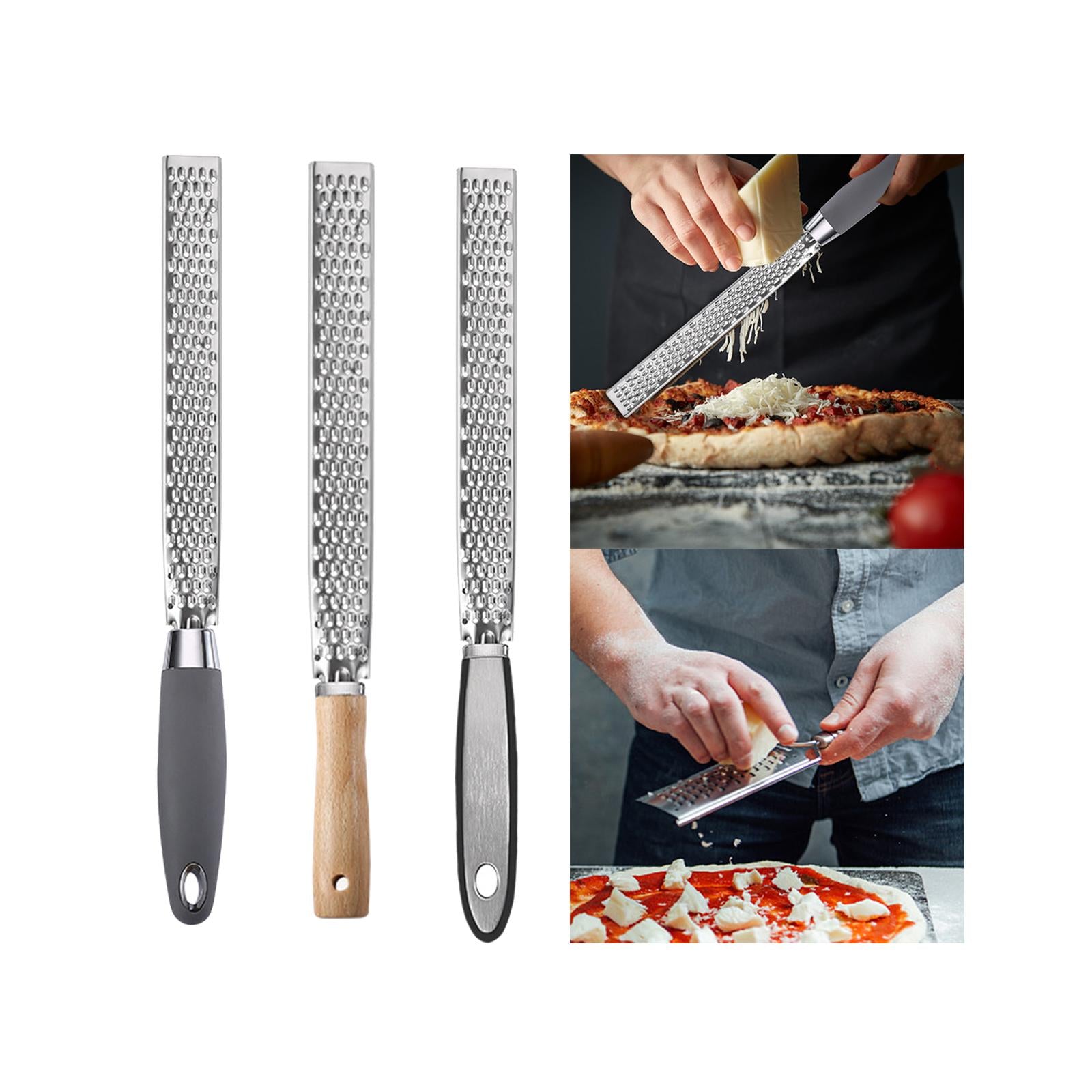 2xKitchen Grater Orange Zester Safe Zester Grater for Cucumber Potatoes Onions Plastic Handle