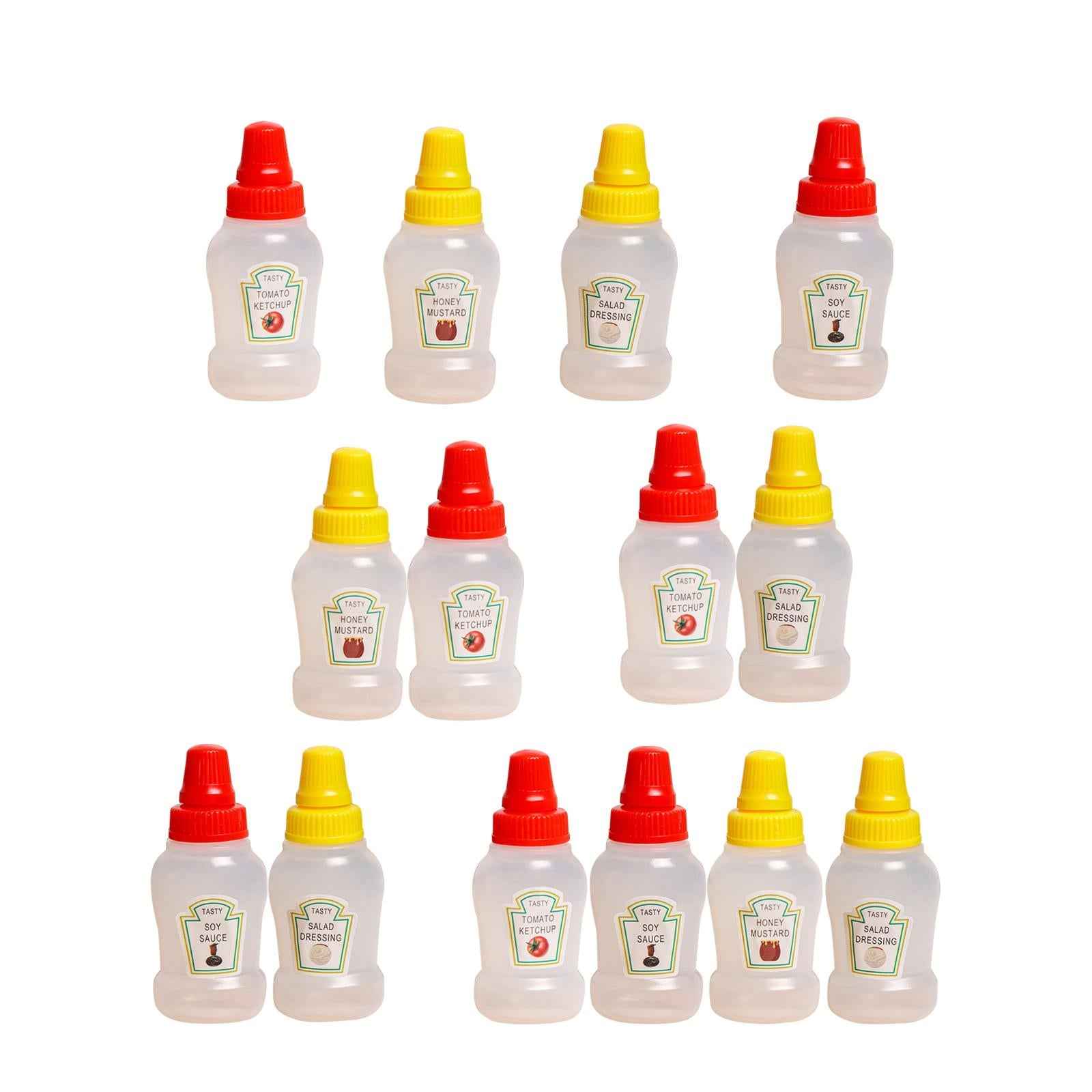 Mini Tomato Ketchup Bottle Containers Bottle for Kitchen BBQ Outdoor ketchup