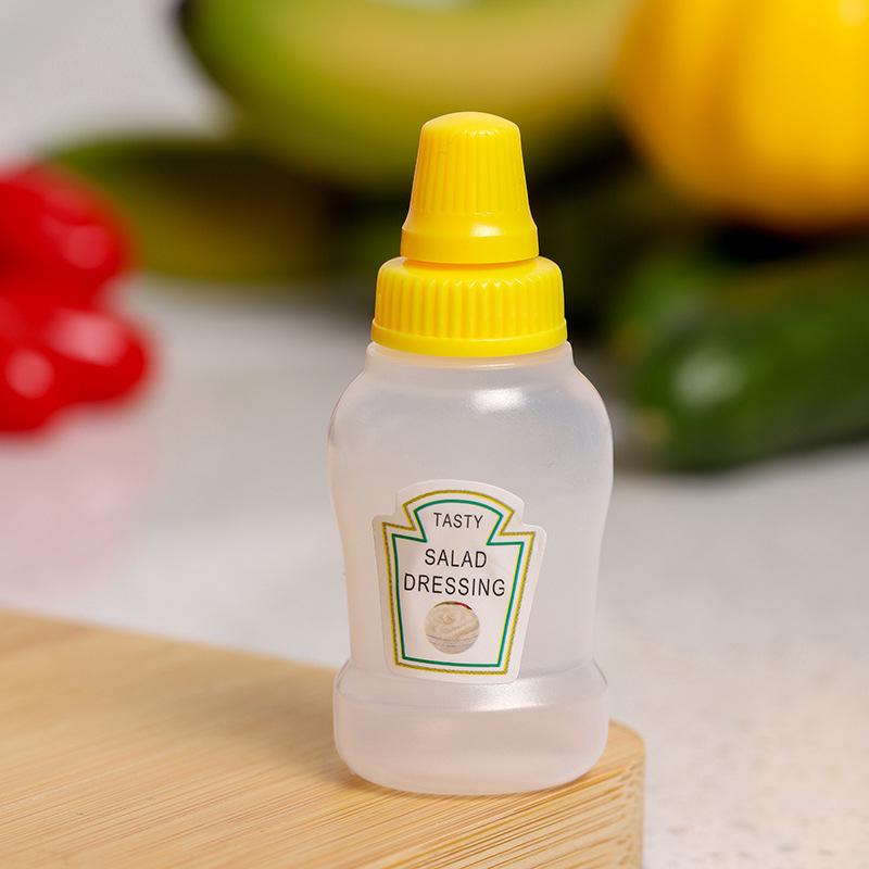 2xMini Tomato Ketchup Bottle Containers Bottle for Kitchen BBQ Outdoor 4 pcs set