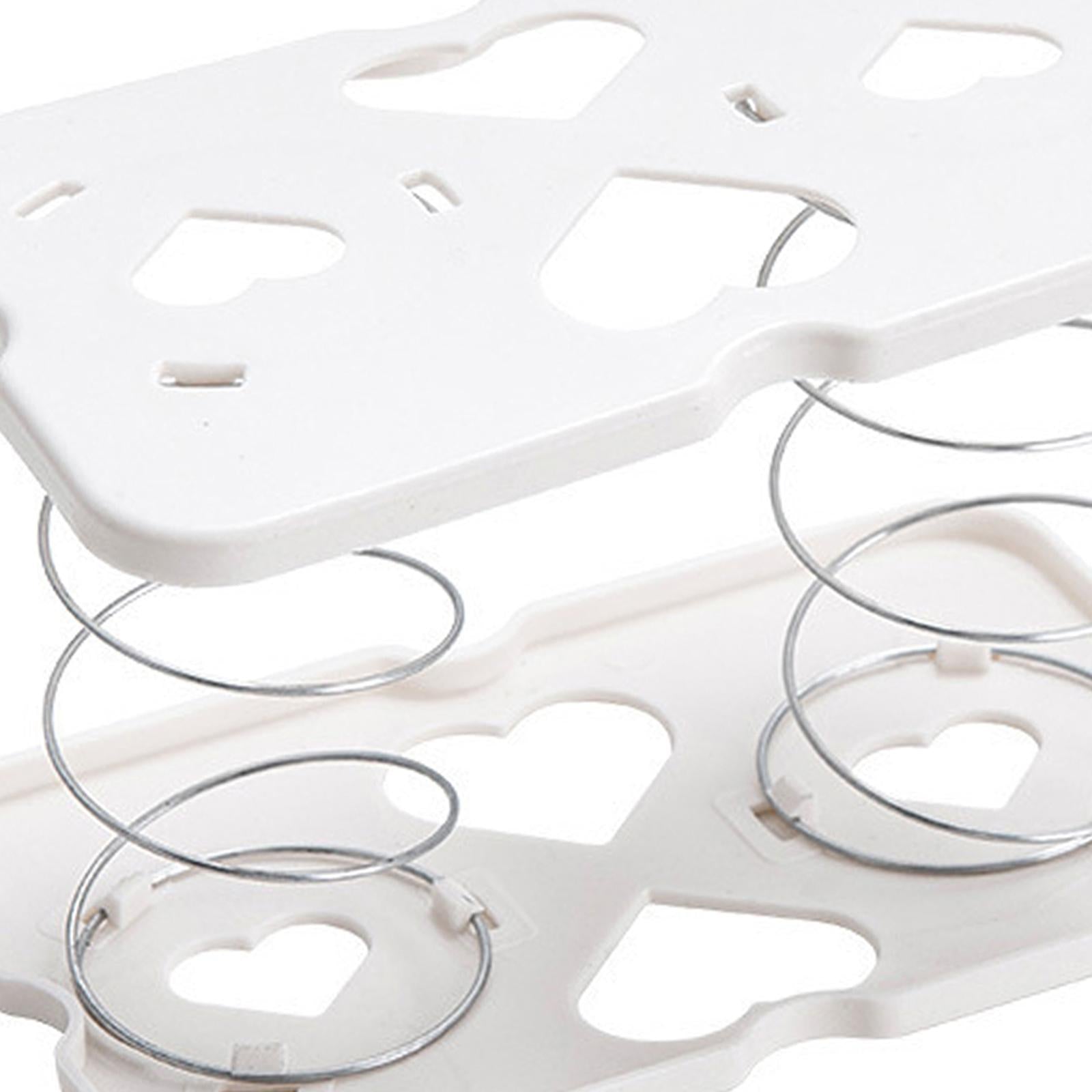 4xPlastic Spring Loaded Lifting Spring Tissue Holder for Family Toilet Bedroom