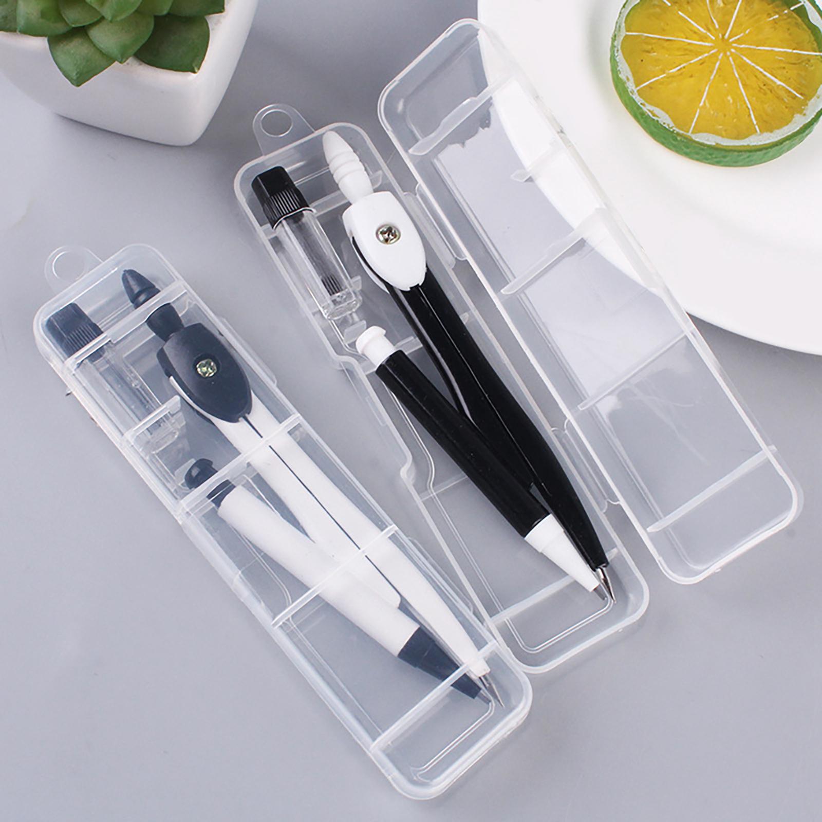 3xDrawing Compass Professional Draw Circle Tool for Geometry Teachers Learning White