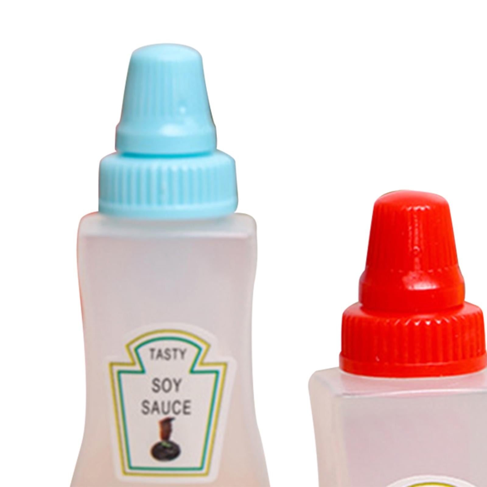 3xHoney Bottles Storage Empty Mini Tomato Ketchup Bottle for Home BBQ Utensils style B