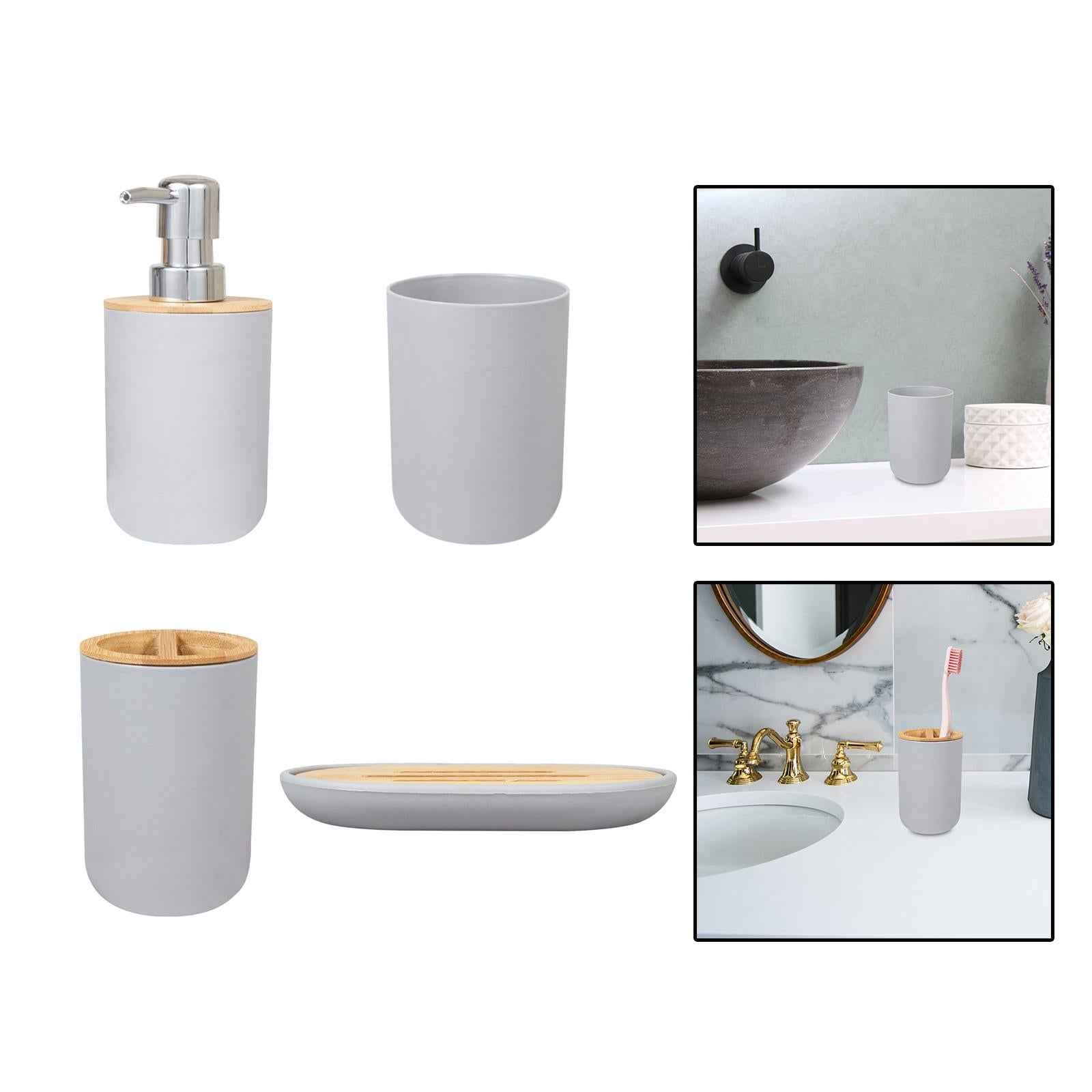 Bathroom Accessory Durable Easy Clean Storing Your Toiletries Smooth Tumbler Lotion Dispenser