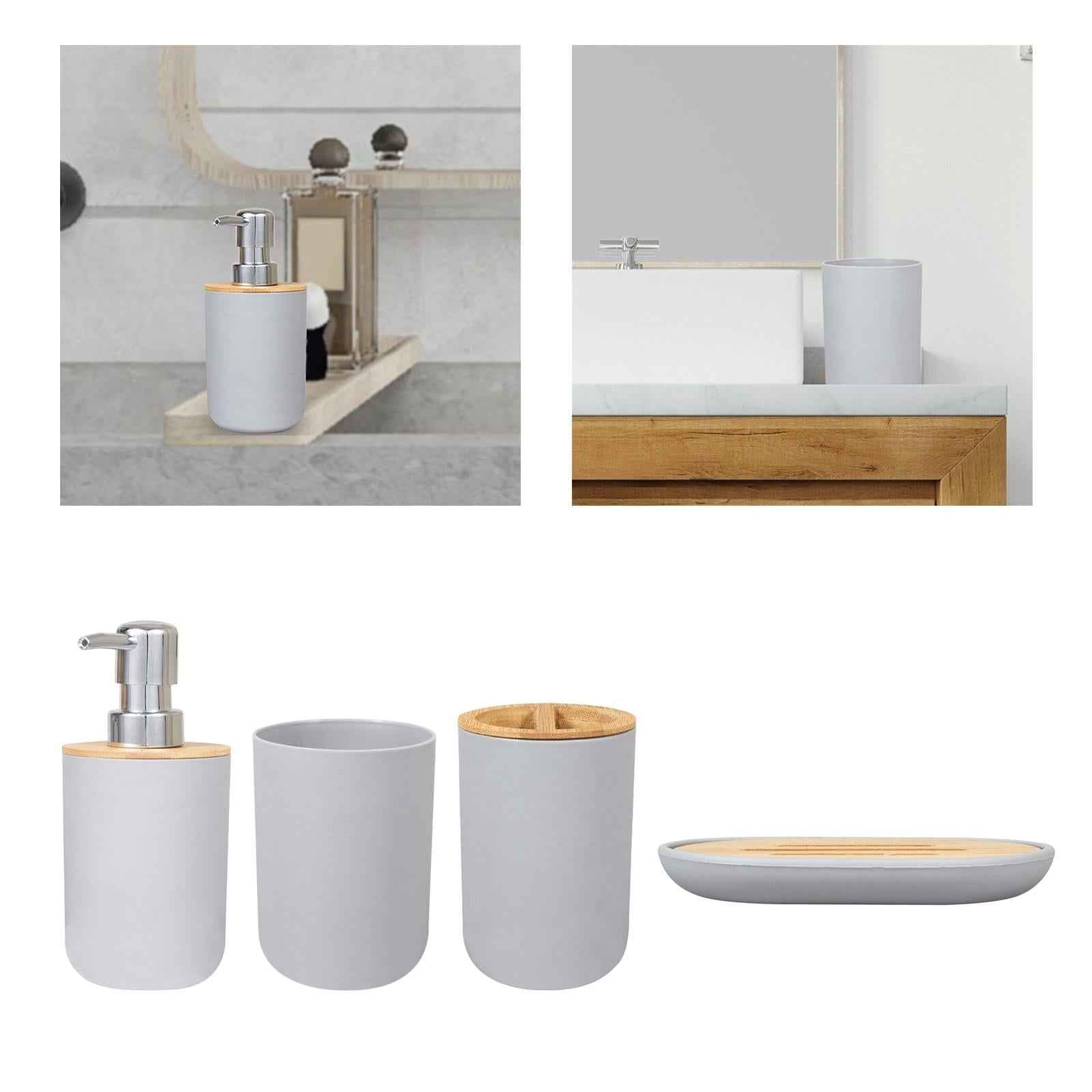 Bathroom Accessory Durable Easy Clean Storing Your Toiletries Smooth Tumbler Lotion Dispenser