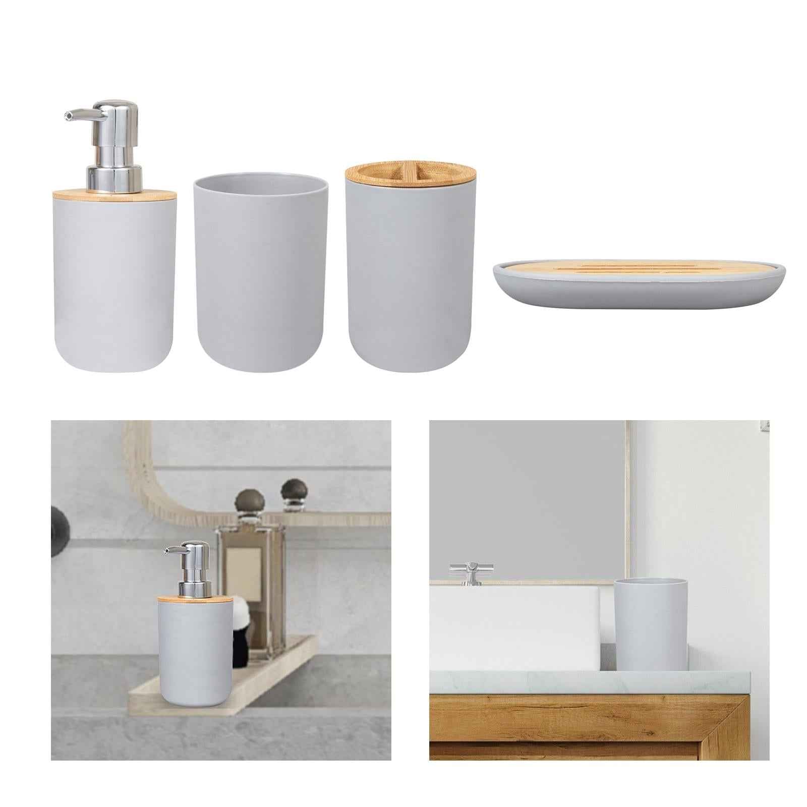 Bathroom Accessory Durable Easy Clean Storing Your Toiletries Smooth Tumbler Lotion Dispenser