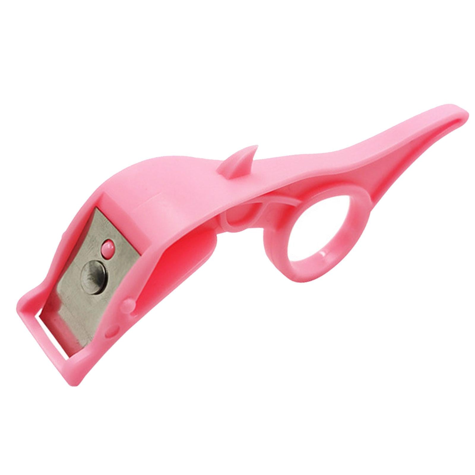 2xOrange Citrus Peeler Portable Fruit Peeling Tool for Cooking Household Party Pink