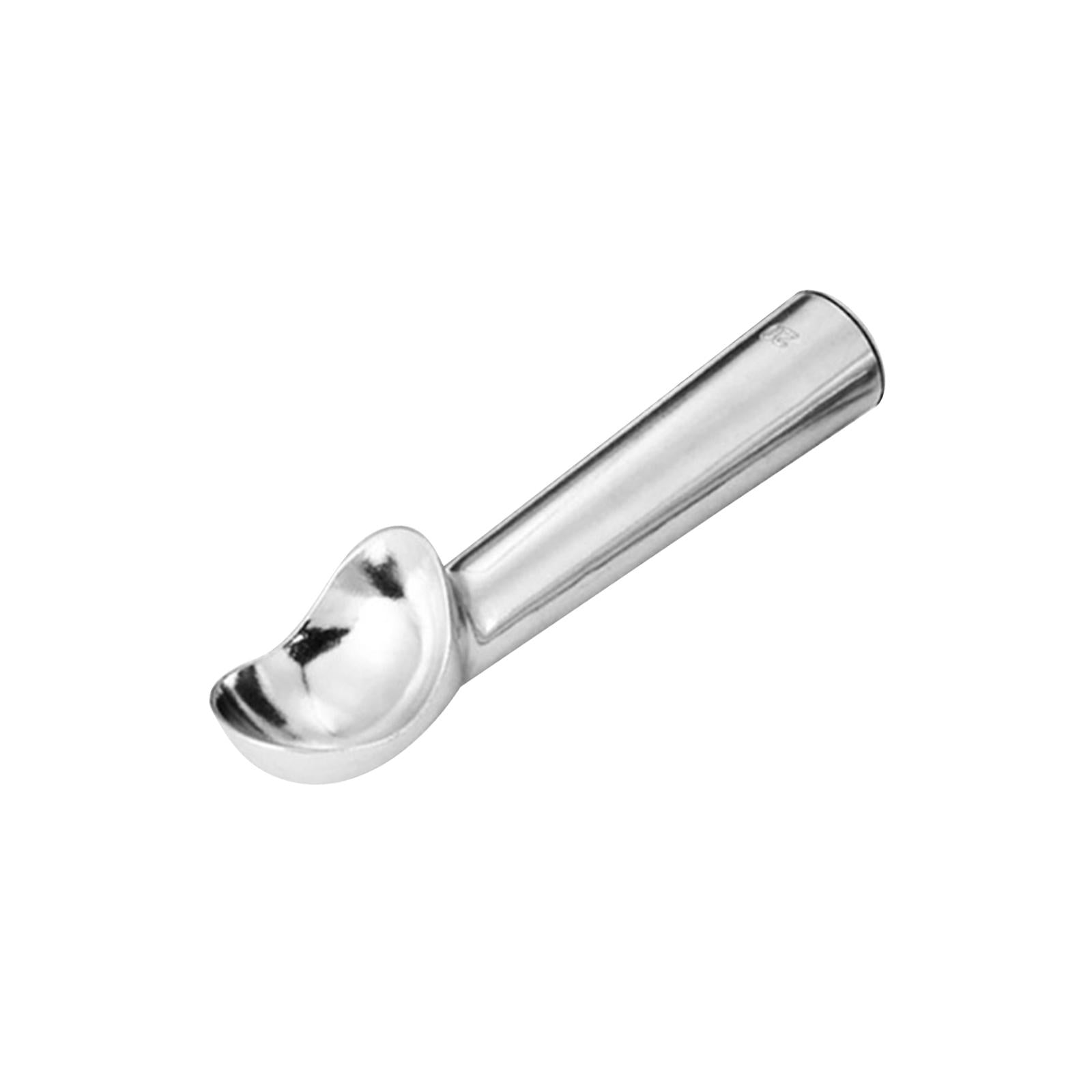 2xIce Cream Scoop Modern Cookie Spoon Durable for Home Dessert Shop Restaurant Silver
