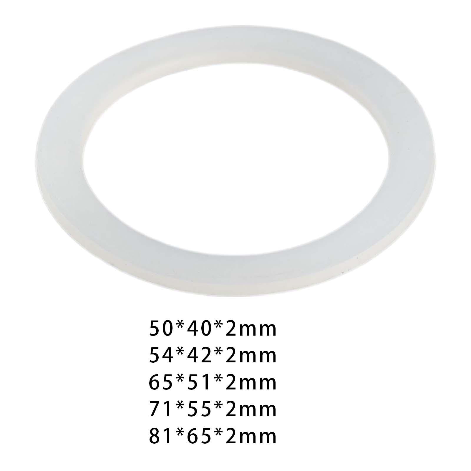 4xSilicone Seals Professional Flexible Washer Gasket for Moka Pot Coffee Maker for 1 Cup