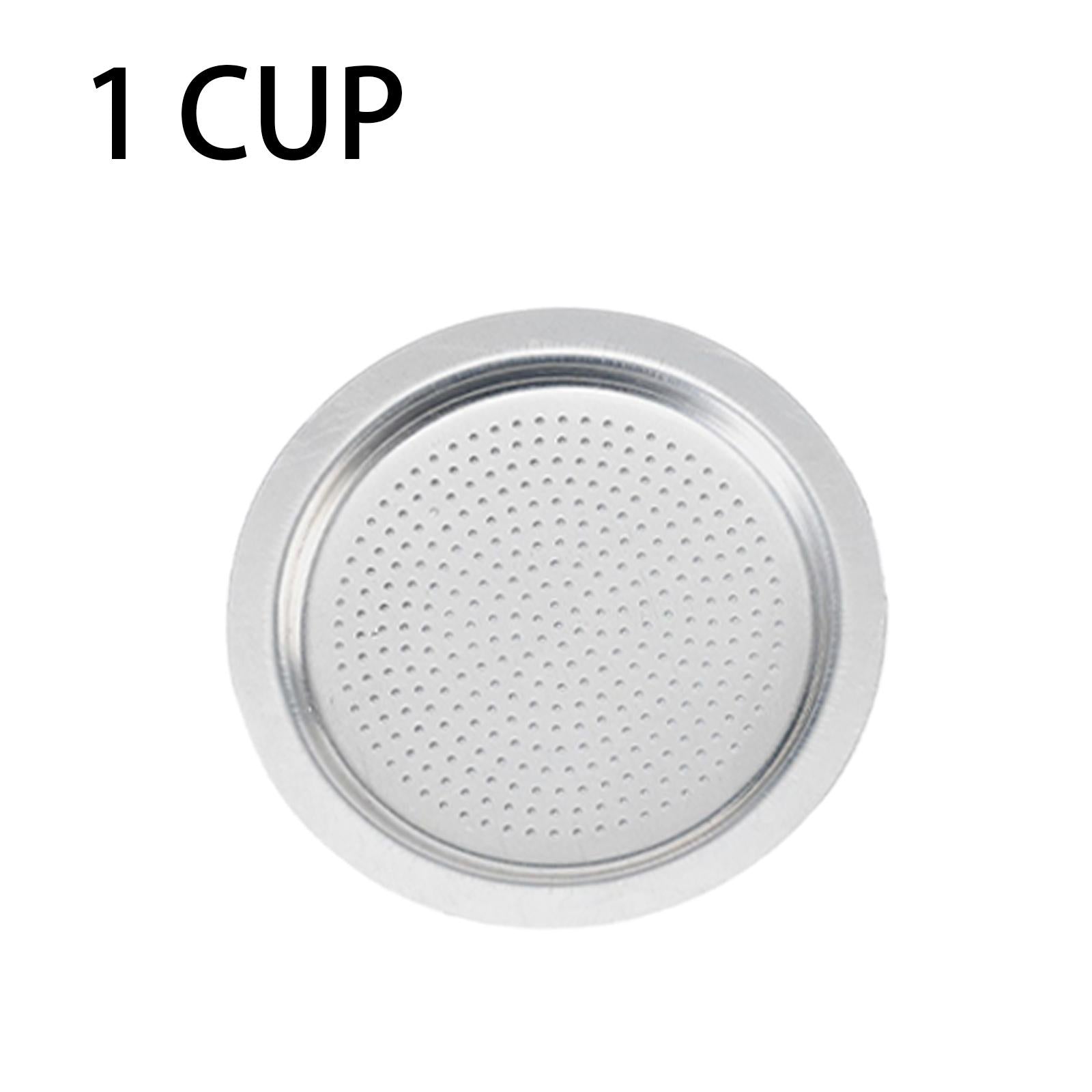 4xStovetop Espresso Maker Filter Sieve for Moka Pots Kitchen Stovetop Espresso 4.7cmx3.9cmx0.3cm