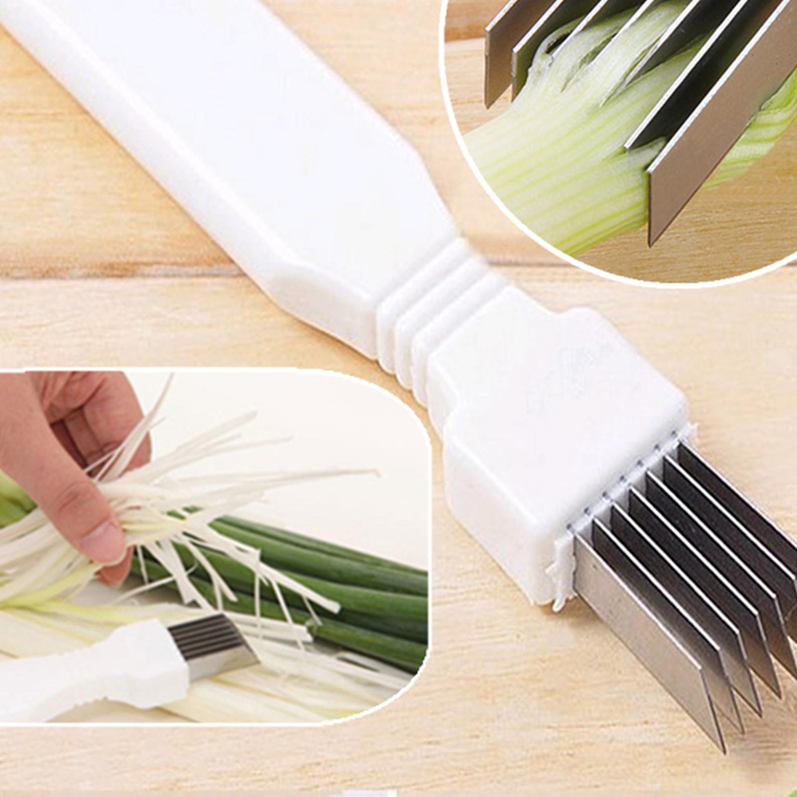 4xOnion Cutter Manual Multifunctional Garlic Cutter for Carrots Ginger Peppers