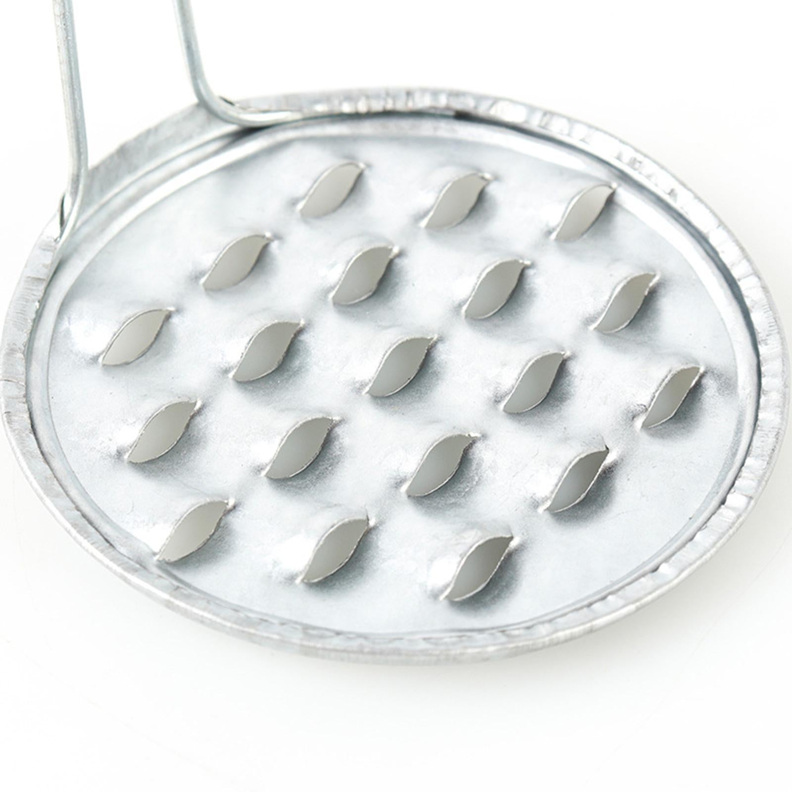 3xJelly Scraper Metal Manual Kitchen Scratch Grater for Jelly Noodles Potatoes Coarse mesh