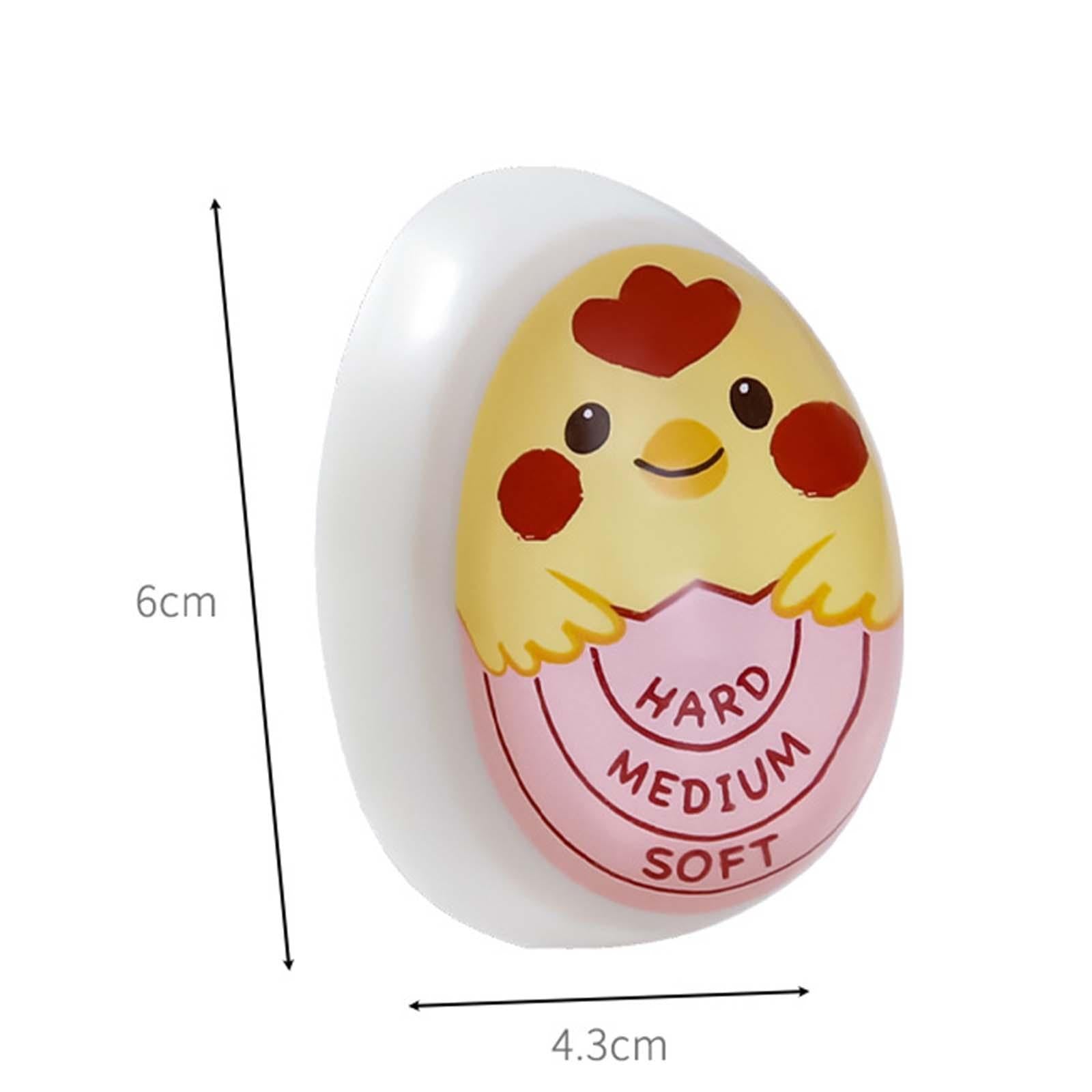 3xEgg Timer Perfect Boil Colour Changing Display Egg Cooked Degree for Kitchen