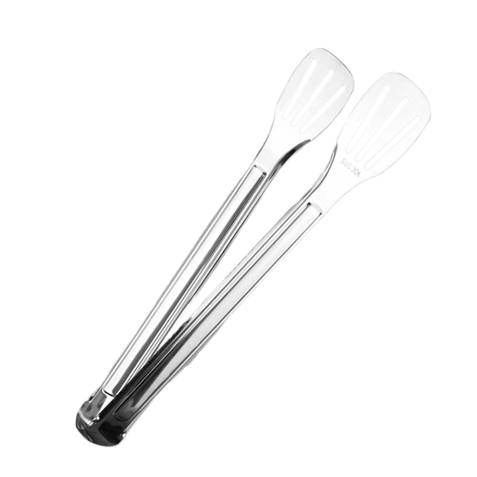 2xKitchen Tongs Multifunctional Food Serving Tongs for Grilling Cooking Baking 12inch