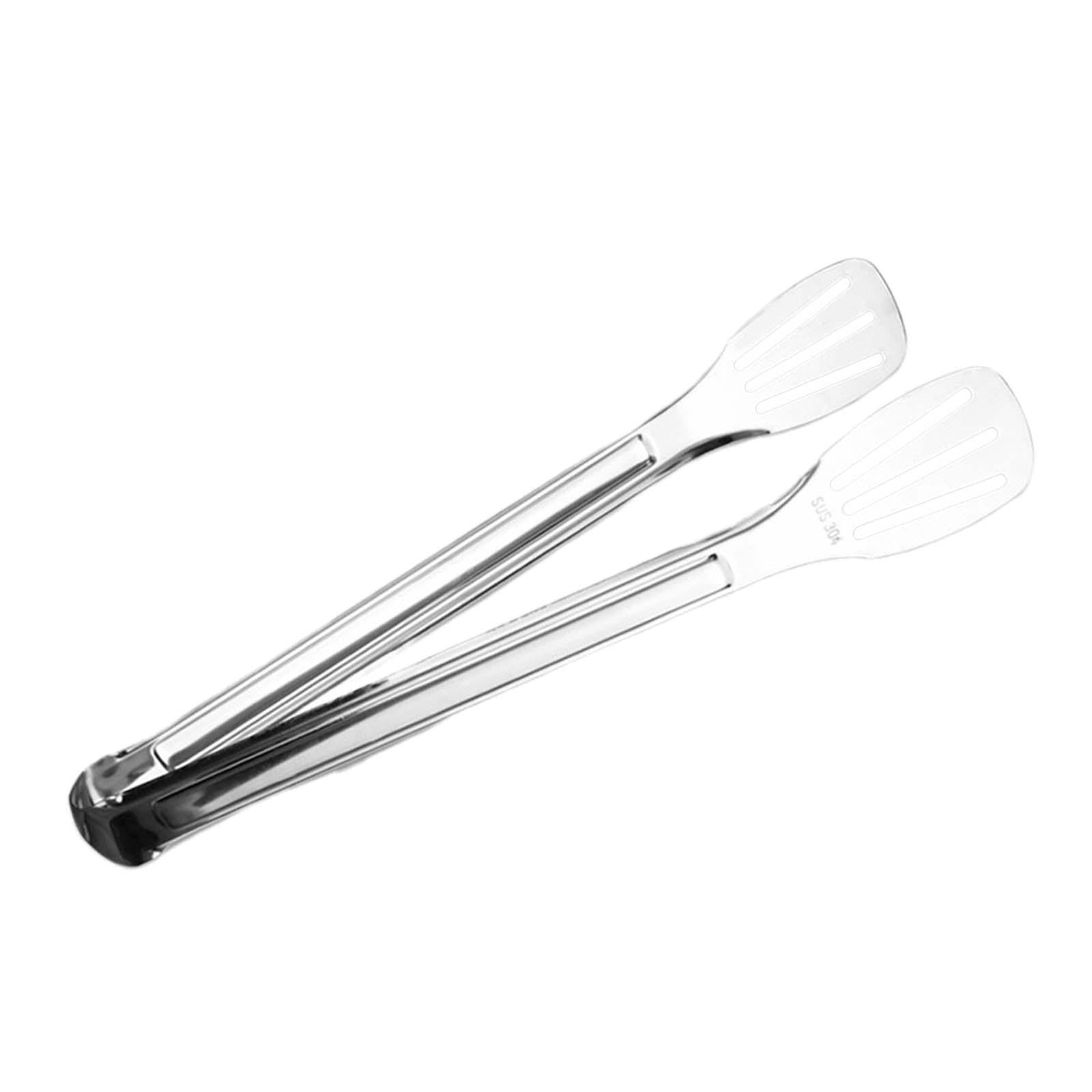 2xKitchen Tongs Multifunctional Food Serving Tongs for Grilling Cooking Baking 12inch