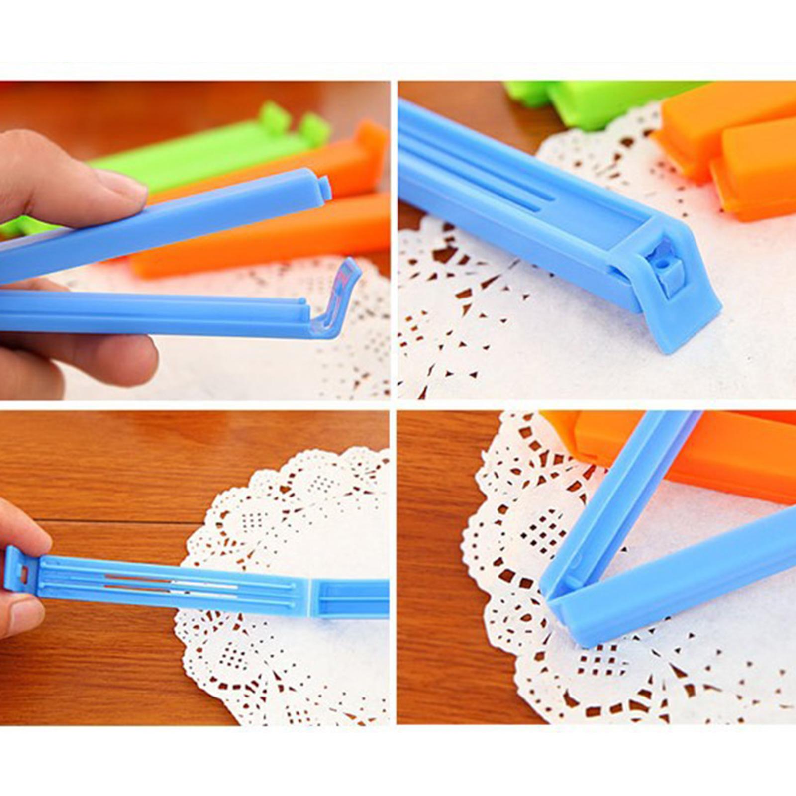2x10Pcs Food Bags Sealing Clips Portable Chip Clips for Kitchen Home Groceries
