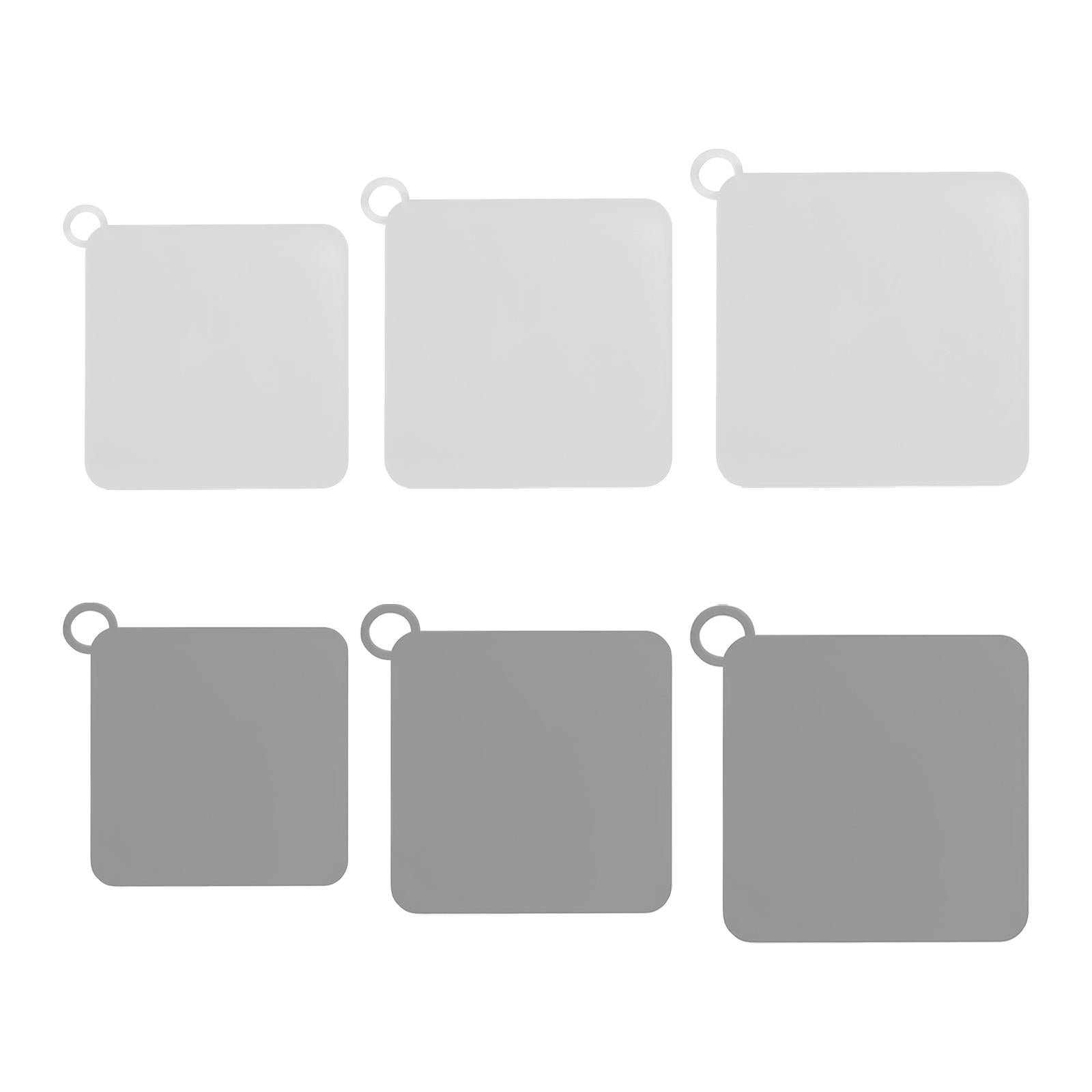 3xSilicone Drain Mat Universal Flexible Drain Plug for Restroom Dorm Household translucent small