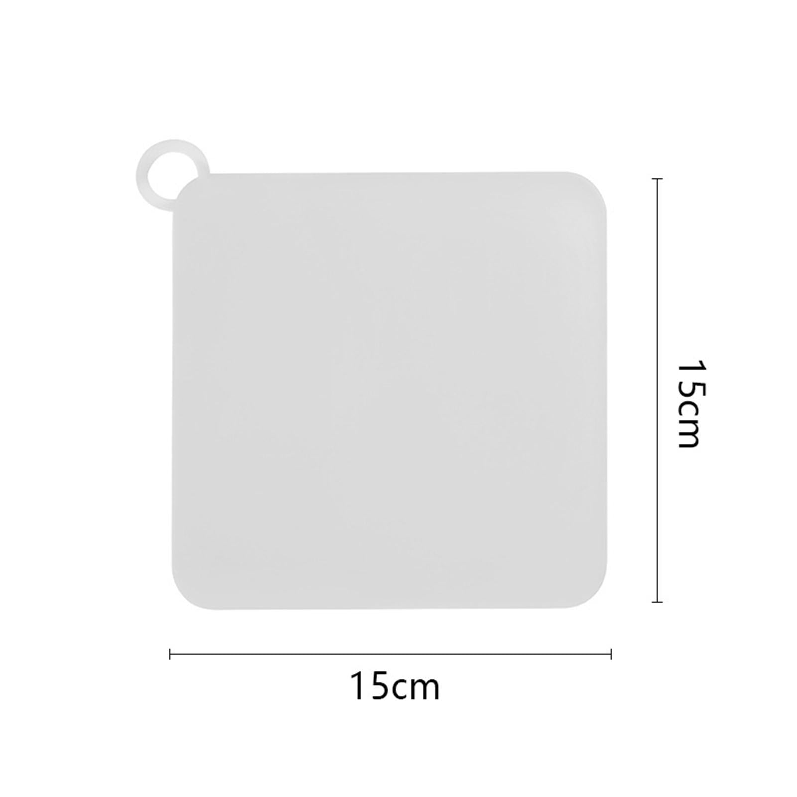 4xSilicone Drain Mat Universal Flexible Drain Plug for Restroom Dorm Household translucent medium