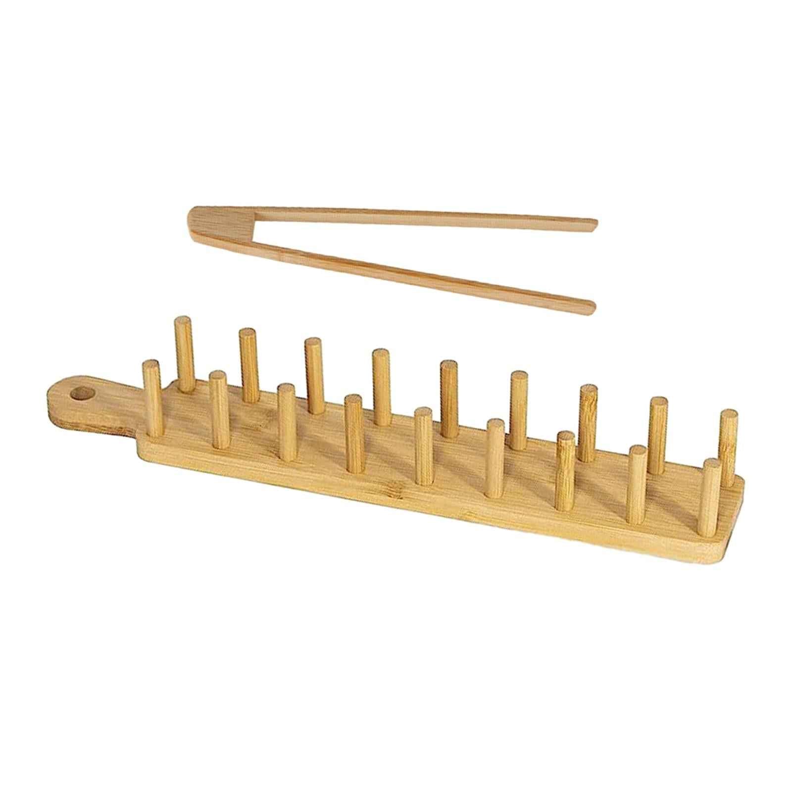 Wood Taco Holder Taco Shell Holder Mexican Rolls Pancake Stand Tray for Home