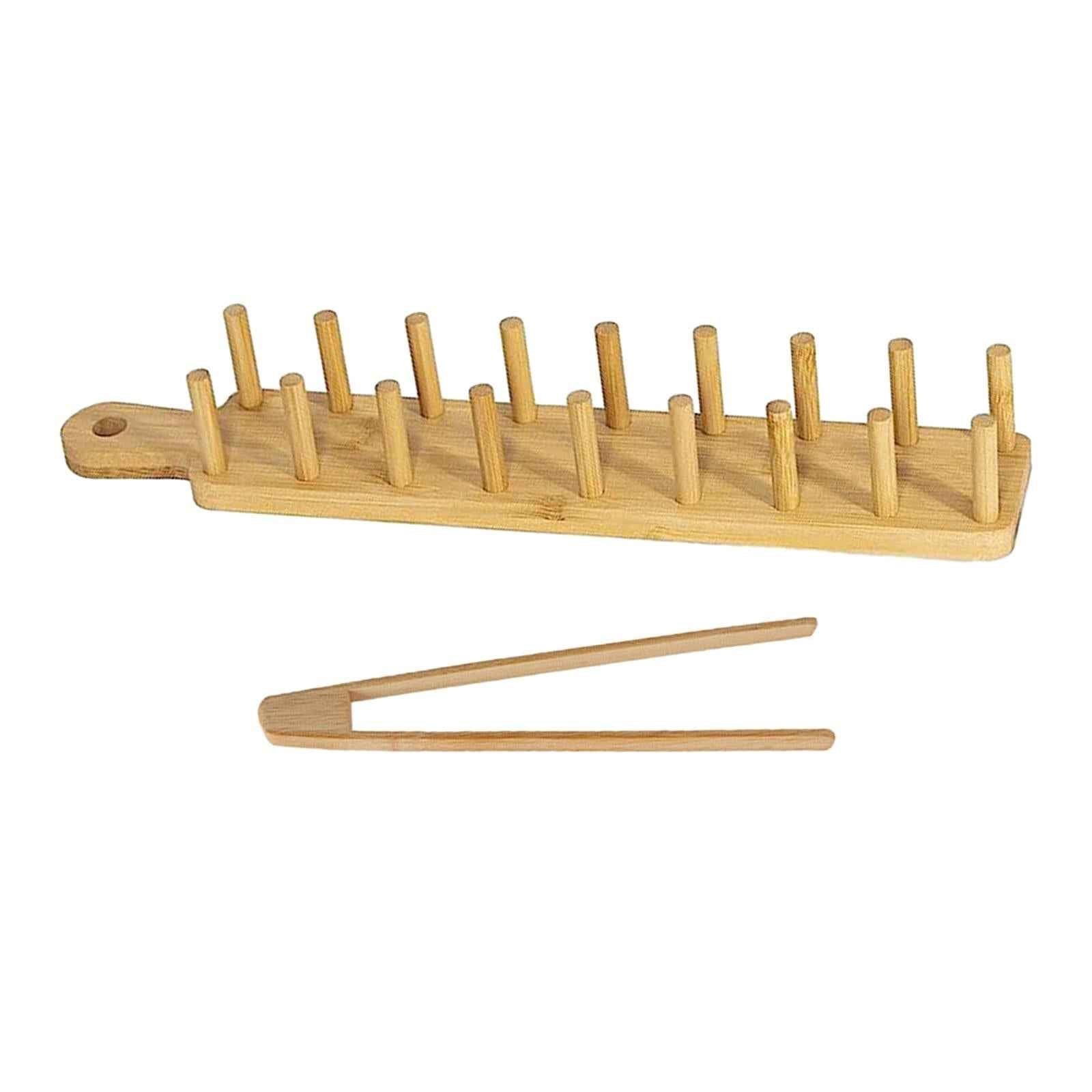 Wood Taco Holder Taco Shell Holder Mexican Rolls Pancake Stand Tray for Home