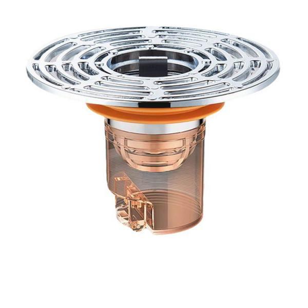 2xBathroom Insert Floor Drain Anti Backflow Drain for Laundry Basement Kitchen