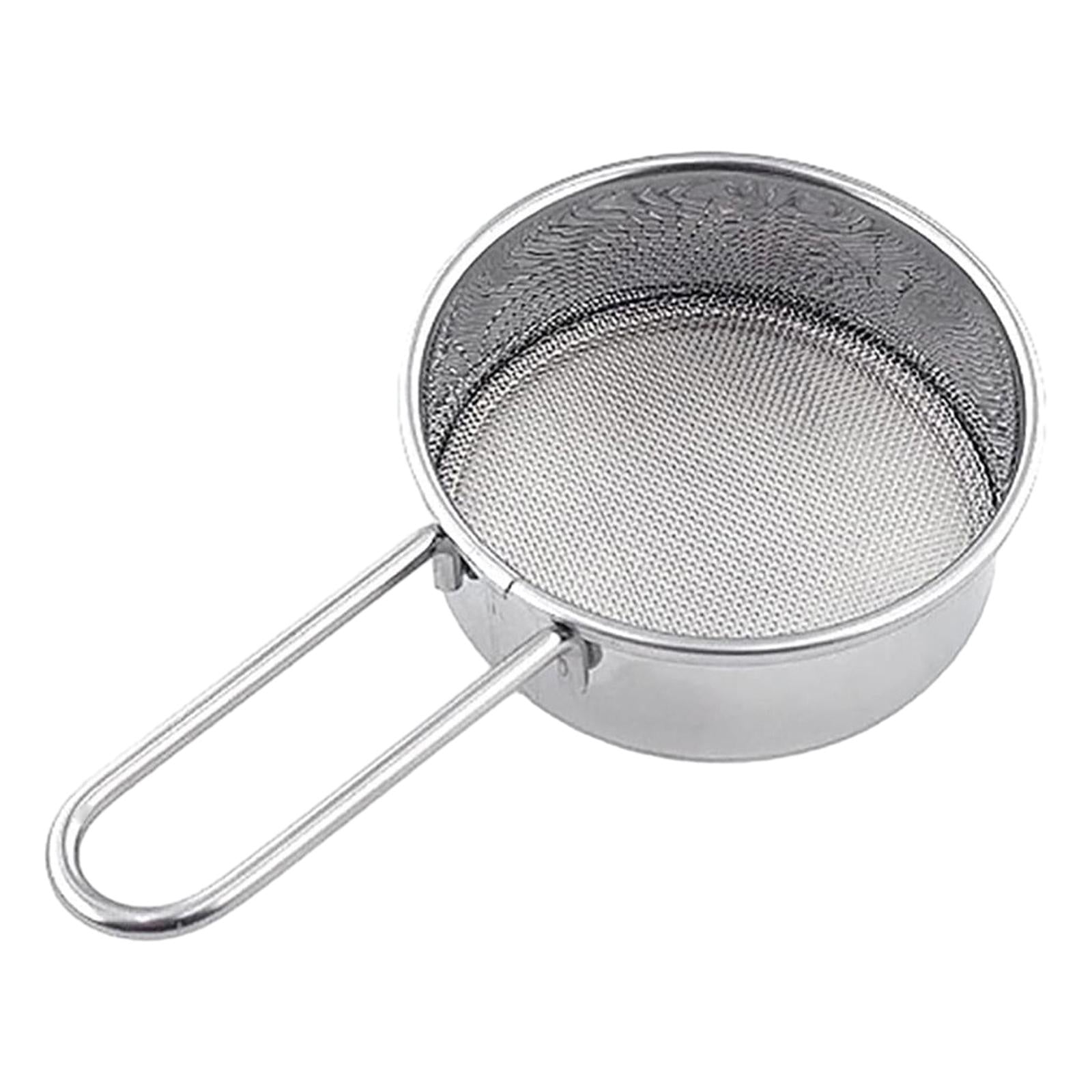 4xMini Flour Sieve Portable Kitchen Tool Small Strainer for Baking