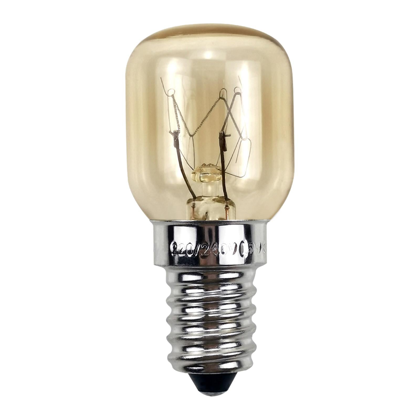 3x2Pcs Oven Light Bulb 2700K Microwave Light Bulb for Refrigerator Stoves Oven 25 W