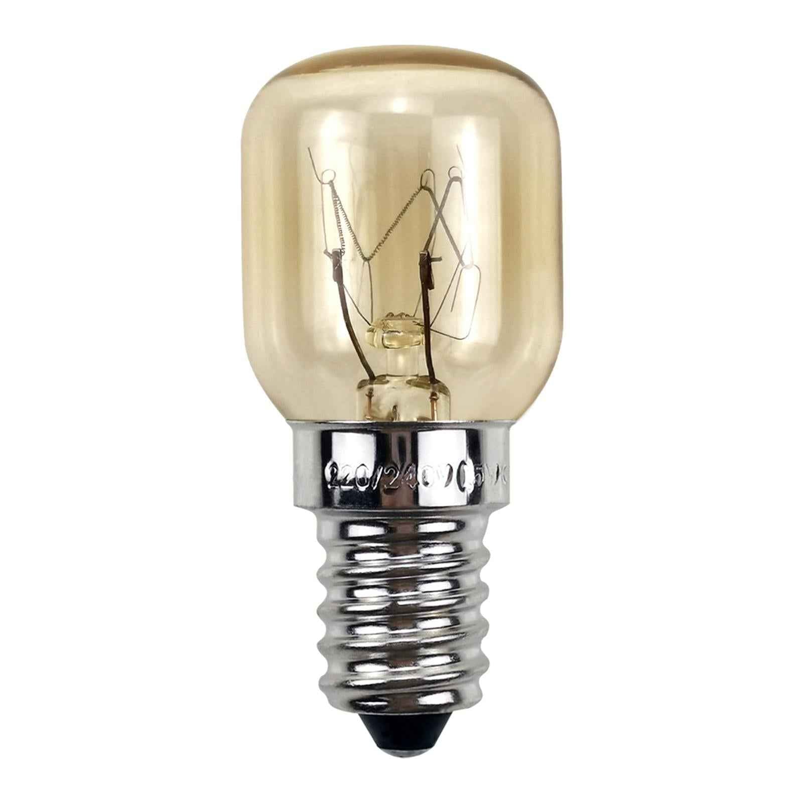 2Pcs Oven Light Bulb 2700K Microwave Light Bulb for Refrigerator Stoves Oven 25 W