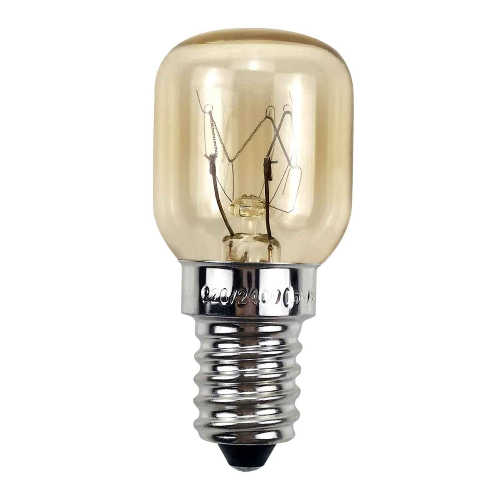 2Pcs Oven Light Bulb 2700K Microwave Light Bulb for Refrigerator Stoves Oven 25 W