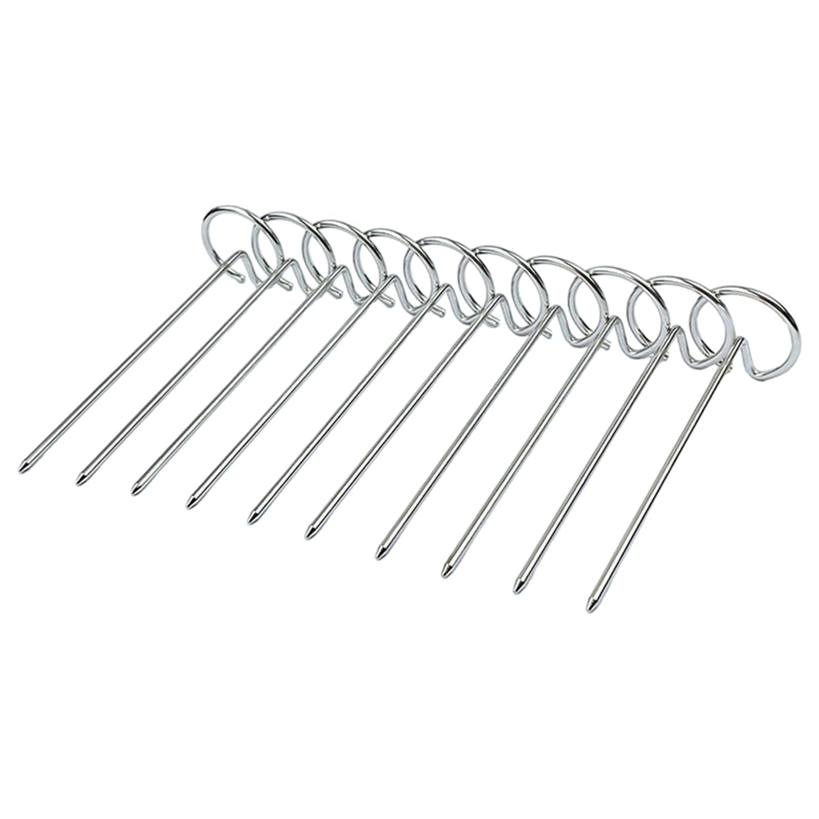 6x10x Air Fryer Skewers Universal Durable Easy to Clean Standing Kebab Skewers