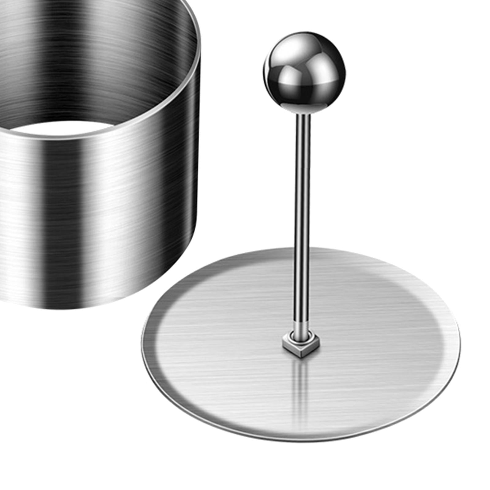 2xStainless Steel Food Ring Cupcake Mousse Rings for Souffle Sandwich Brownie small